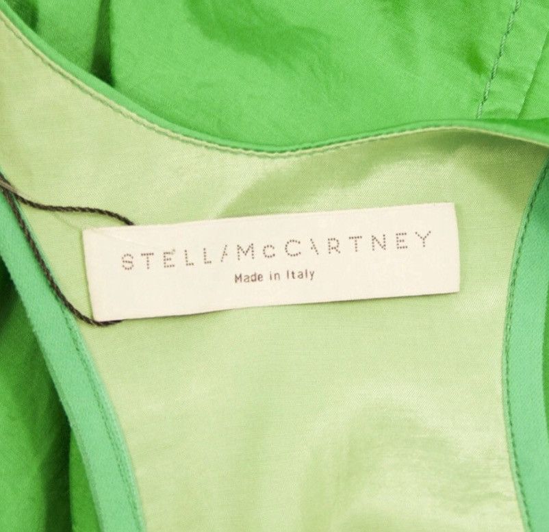 Stella McCartney Stella McCartney Green Racerback Mini Dress – Size 40 (IT) Size S / US 4 / IT 40 - 3 Thumbnail