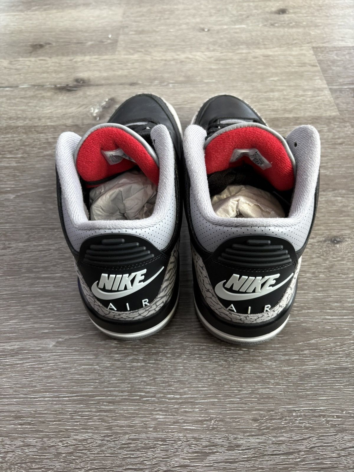 Jordan Brand Air Jordan 3 Retro OG“Black Cement”(2024)*PRE-OWNED*REP. BOX Size US 9.5 / EU 42-43 - 4 Thumbnail