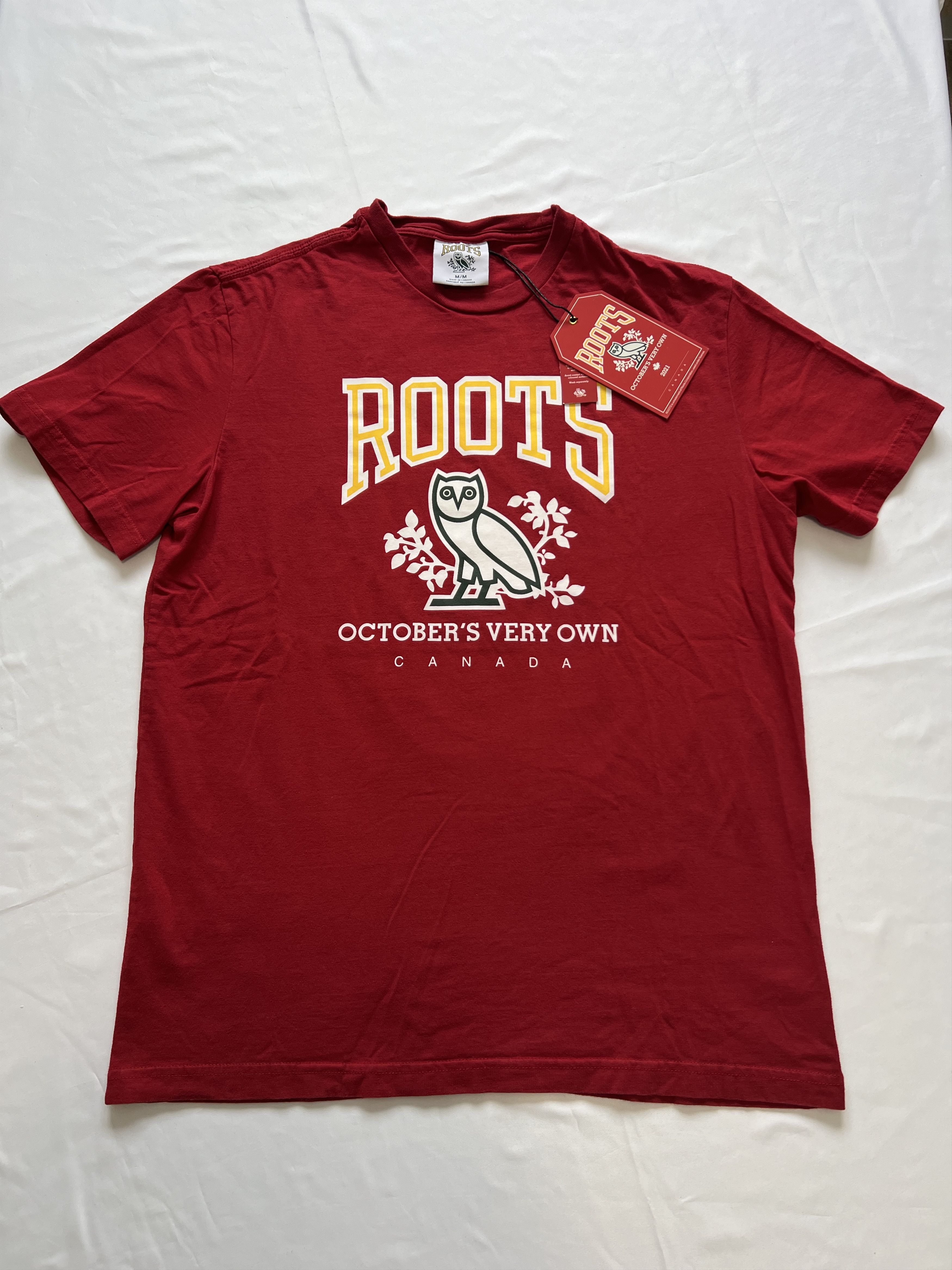Drake 🦫 RARE🦉 OVO X ROOTS HERITAGE T-SHIRT TEE 2021🔥🔥 Size US M / EU 48-50 / 2 - 2 Thumbnail