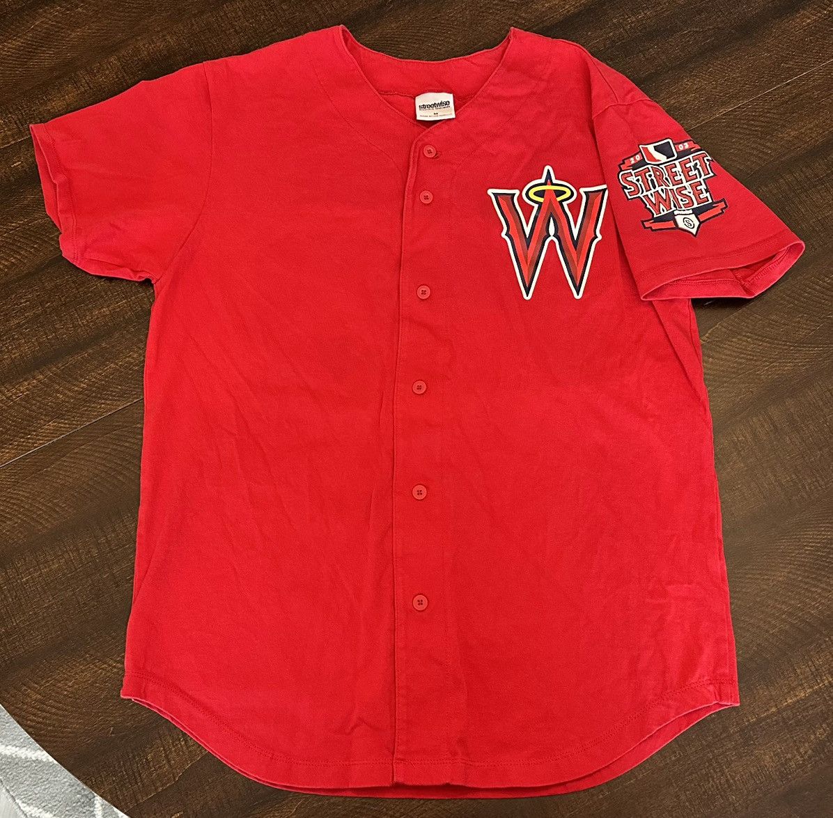 Other Streetwise 2003 Baseball Men’s Button Up Jersey Halo-Medium Size US M / EU 48-50 / 2 - 4 Thumbnail