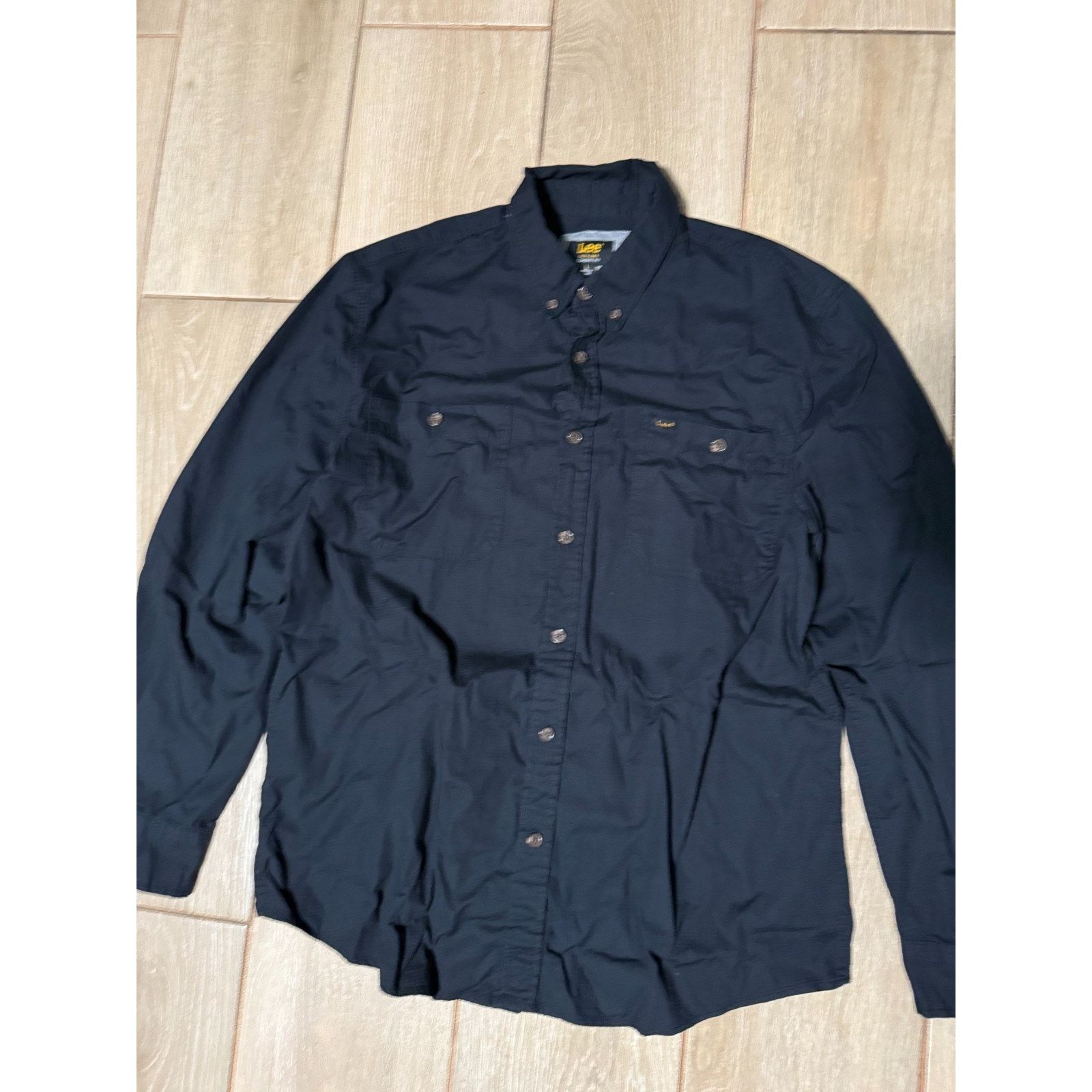 Lee Lee Classic Fit-Shirt Men’s Size L Black Short Sleeve Size US L / EU 52-54 / 3 - 1 Thumbnail