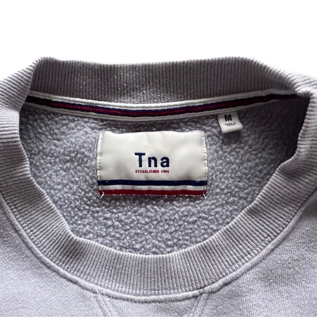 Aritzia Aritzia TNA Crew Neck Relaxed Sweatshirt Lavender Sz Medium Size M / US 6-8 / IT 42-44 - 8 Thumbnail
