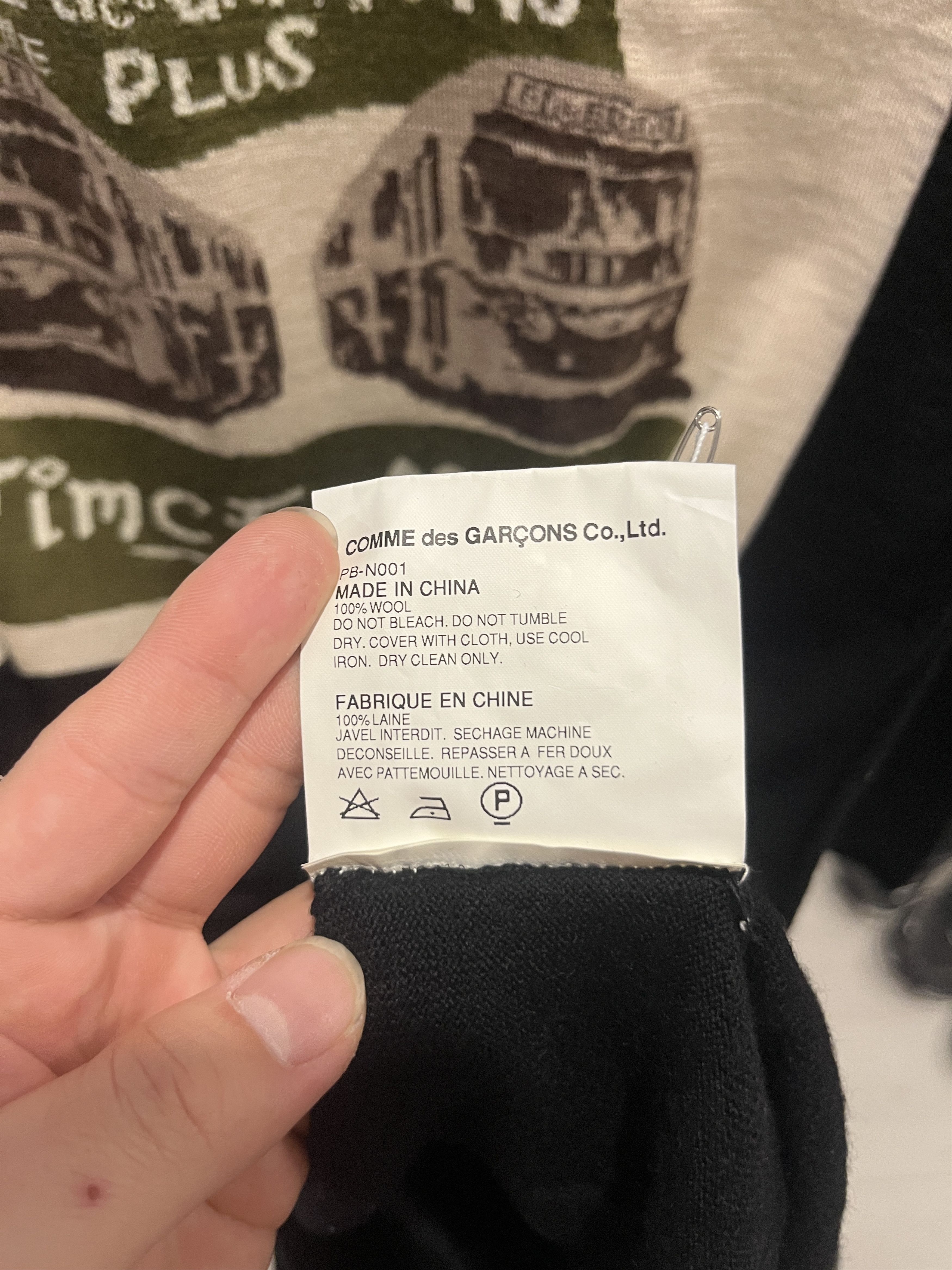 Comme des Garcons Homme Plus Comme des Garçons Homme Plus FW2008 "Time for Magic" Sweater Size US L / EU 52-54 / 3 - 9 Thumbnail