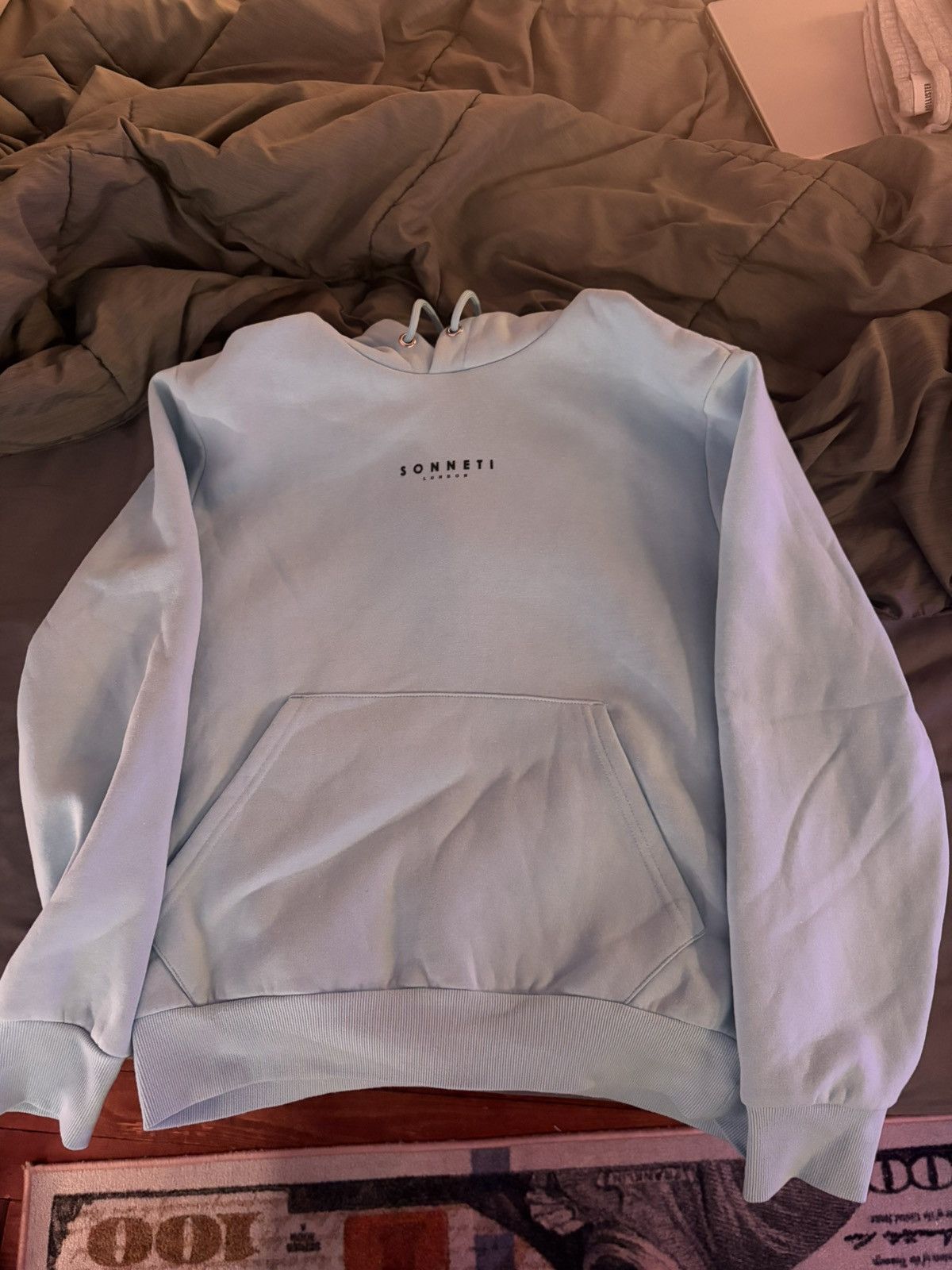 Sonneti Light Blue Sonneti London Hoodie Size US M / EU 48-50 / 2 - 1 Thumbnail