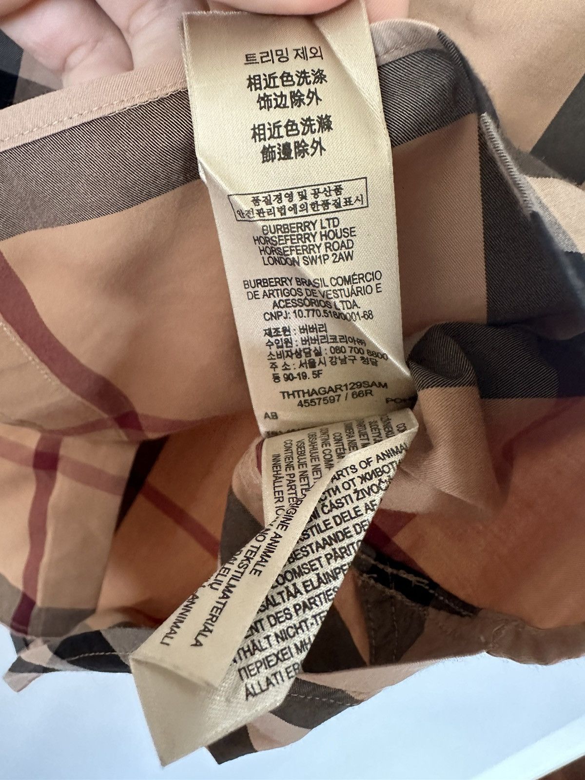 Burberry Burberry Brit Short Sleeve Button Down Size US S / EU 44-46 / 1 - 7 Thumbnail
