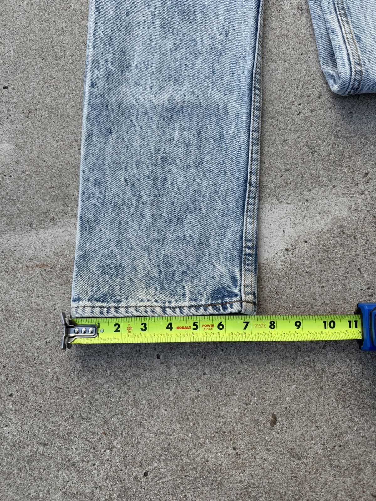 Levi's × Vintage Vtg 90s Levis 501xx Buttonfly Straight Acid Wash Jeans 28x29 Size US 28 / EU 44 - 13 Thumbnail