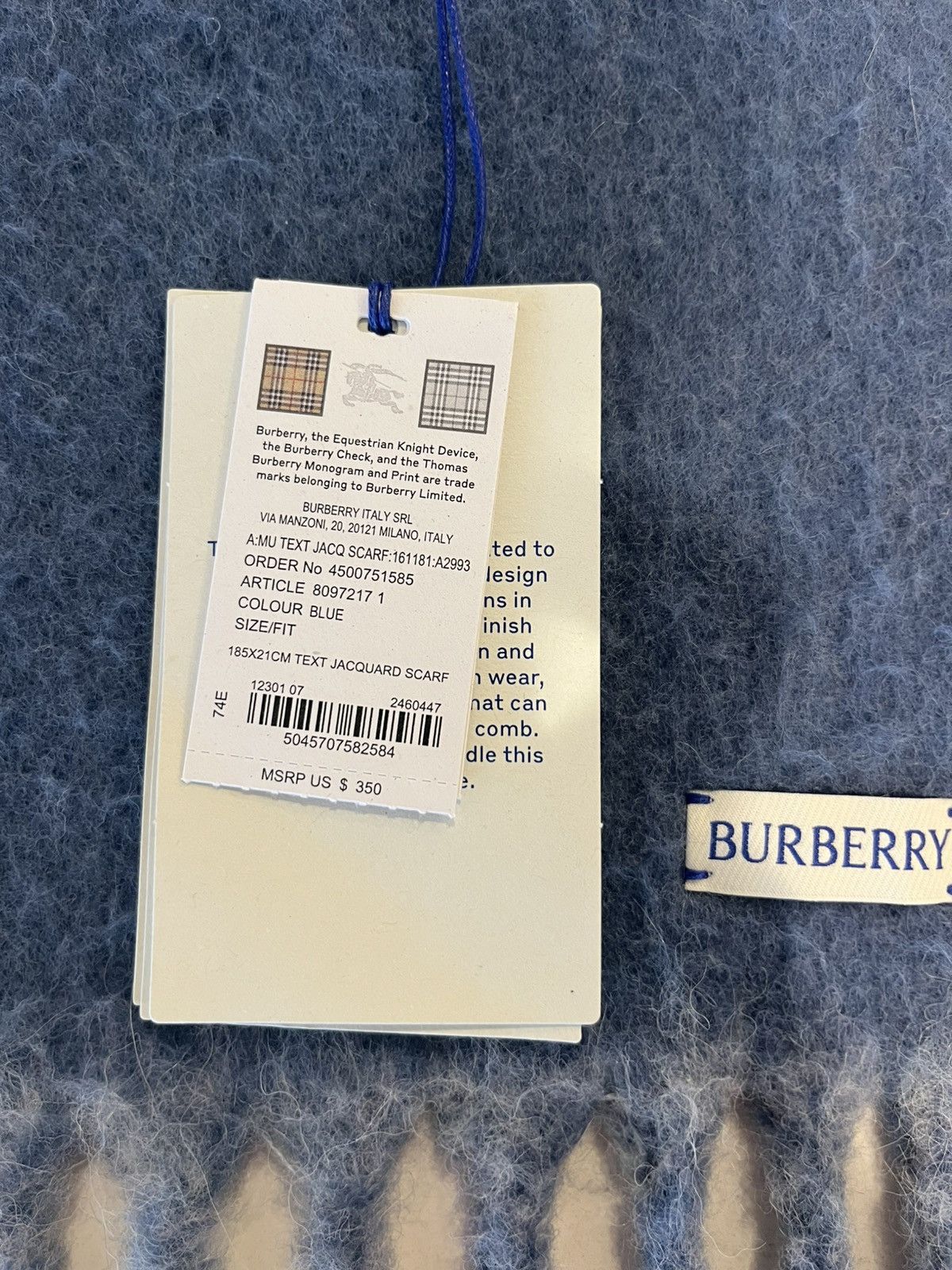 Burberry Burberry Scarf Size ONE SIZE - 6 Thumbnail
