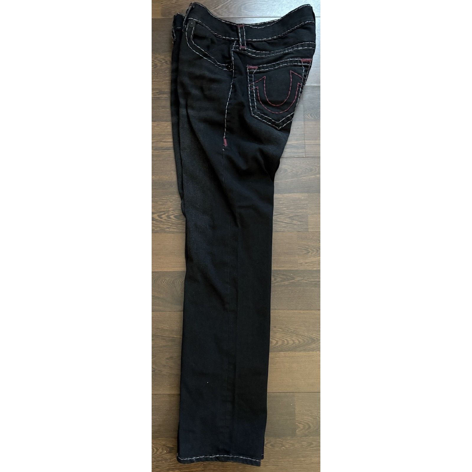 True Religion True Religion Ricky Relaxed Straight Size 31X32 Dark Pocket Size US 31 - 2 Thumbnail
