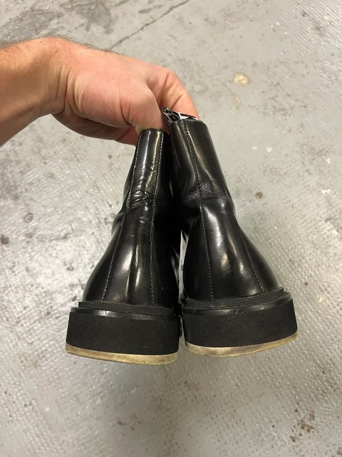 Dirk Bikkembergs 2000s Dirk Bikkembergs Black Leather Class Boots Size US 7 / EU 40 - 6 Thumbnail