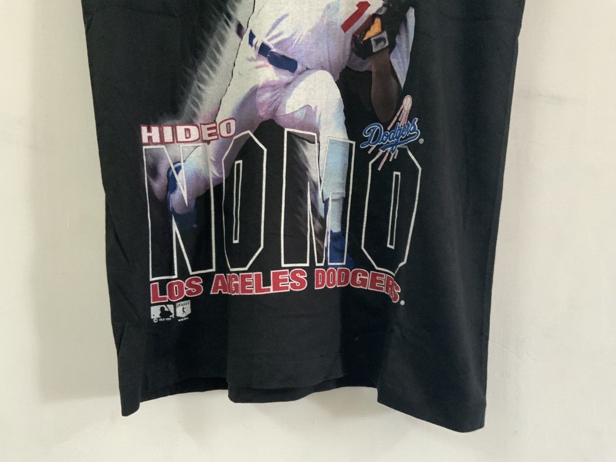 MLB Vintage Hideo Nomo Los Angeles Dodgers Black Tee Size US L / EU 52-54 / 3 - 5 Thumbnail