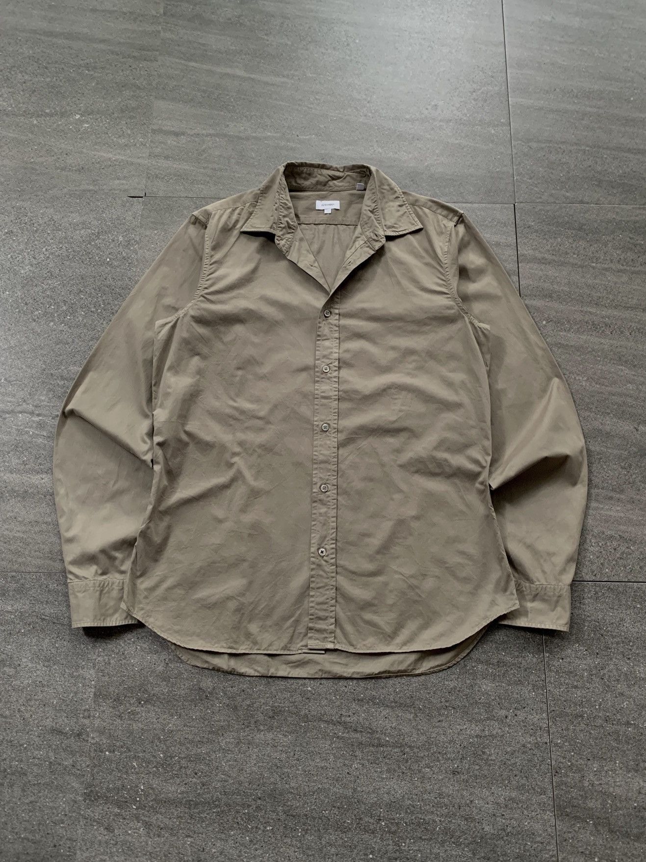 Jil Sander FREE TAX! Treated Thick Cotton Shirt Size US M / EU 48-50 / 2 - 2 Thumbnail