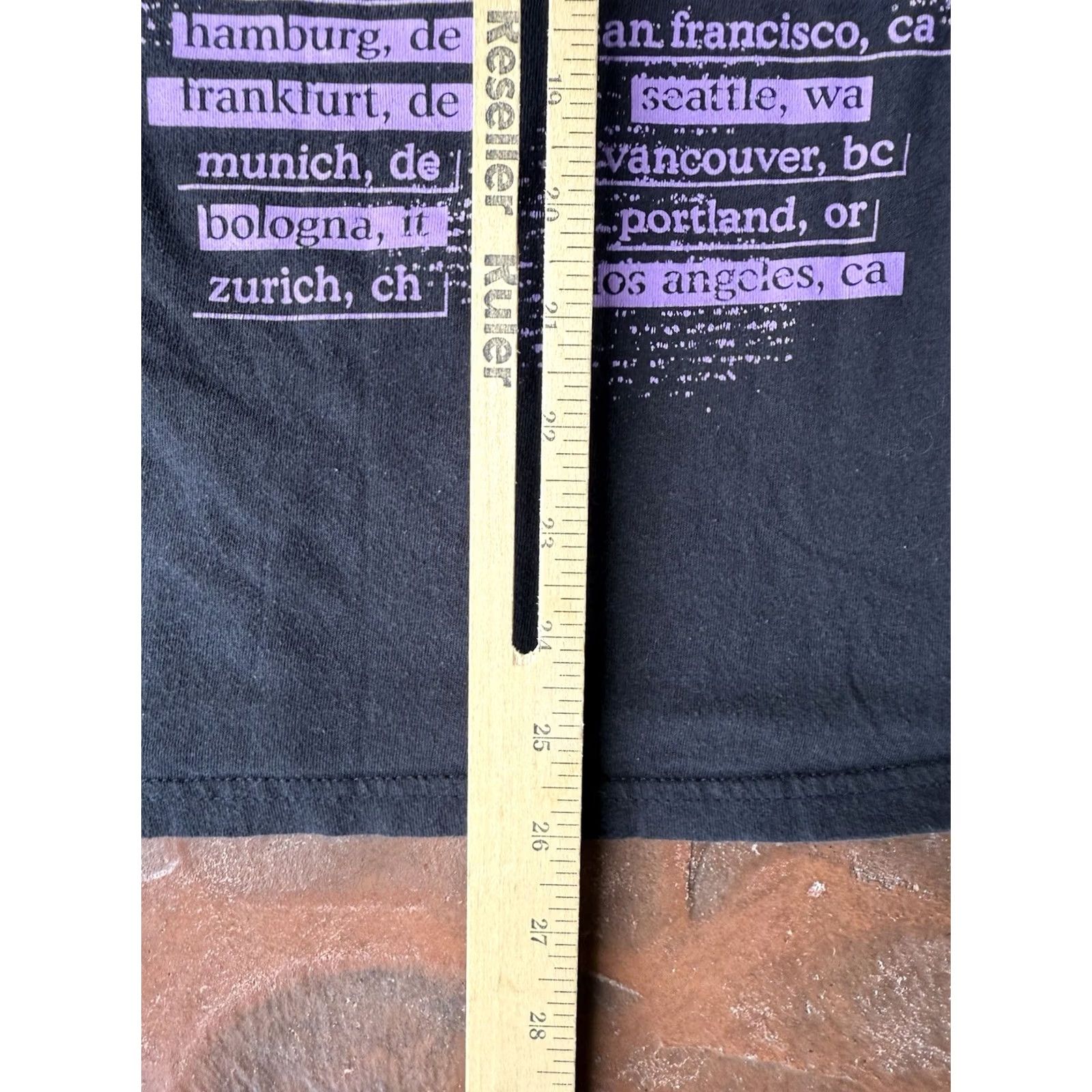 Vintage VINTAGE Olivia Rodrigo Guts Album Concert Tour T-Shirt XS Black Cotton Graphic Print Logo Men Short Sleeve Crew Neck Official Merch Size US XS / EU 42 / 0 - 5 Thumbnail