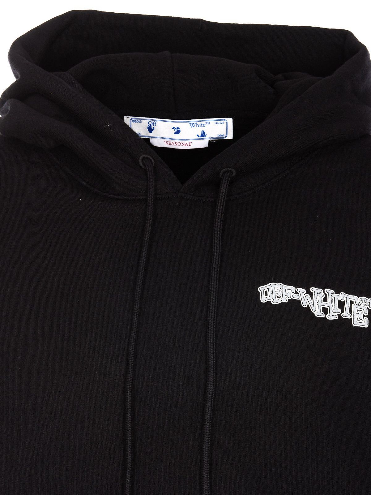 Off-White o1gr1nt1124 Carlos Arrow Over Hoodie in Black Size US M / EU 48-50 / 2 - 3 Thumbnail