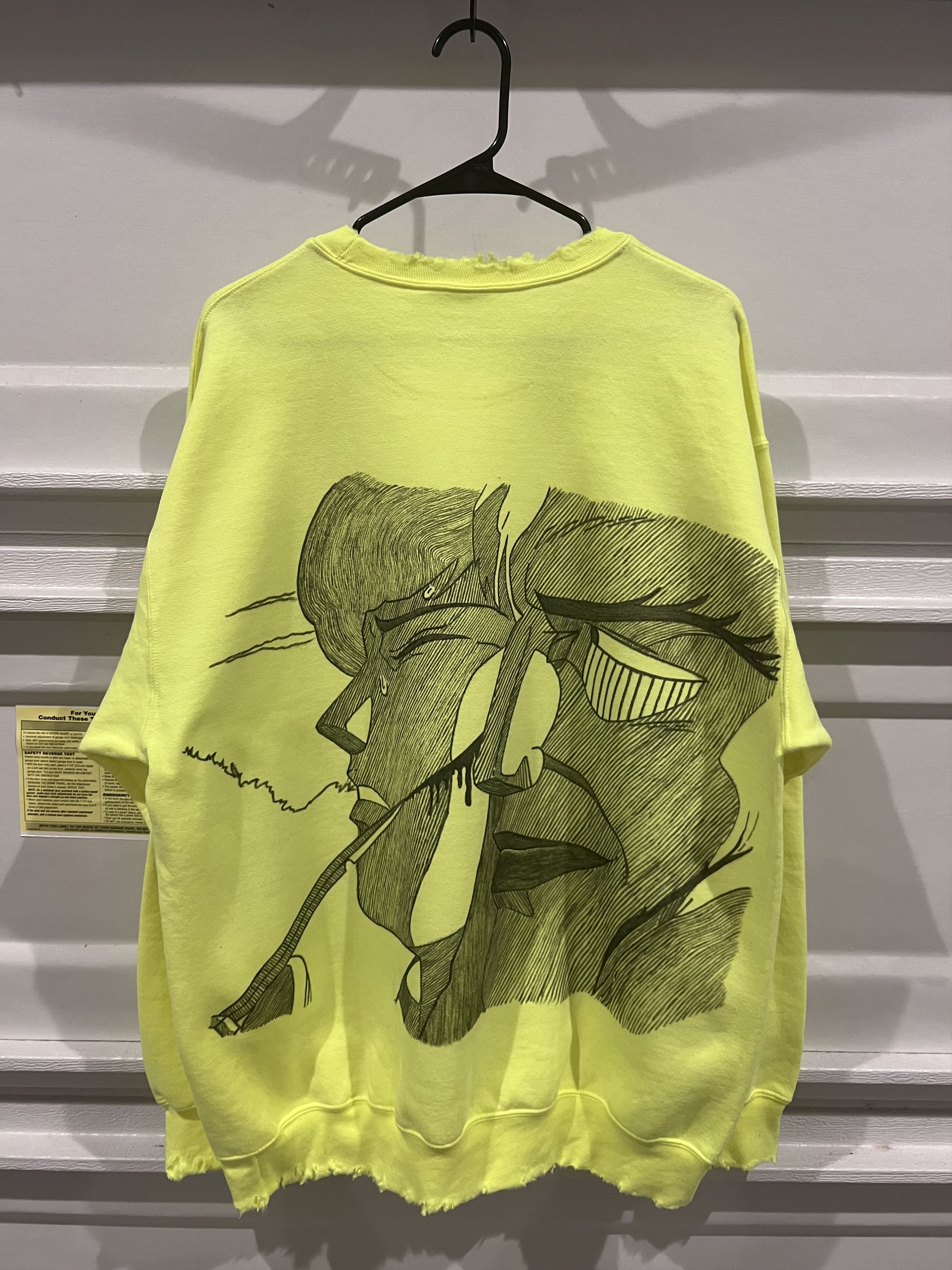 Other Hitojichi Distressed Crewneck Size US XL / EU 56 / 4 - 2 Thumbnail