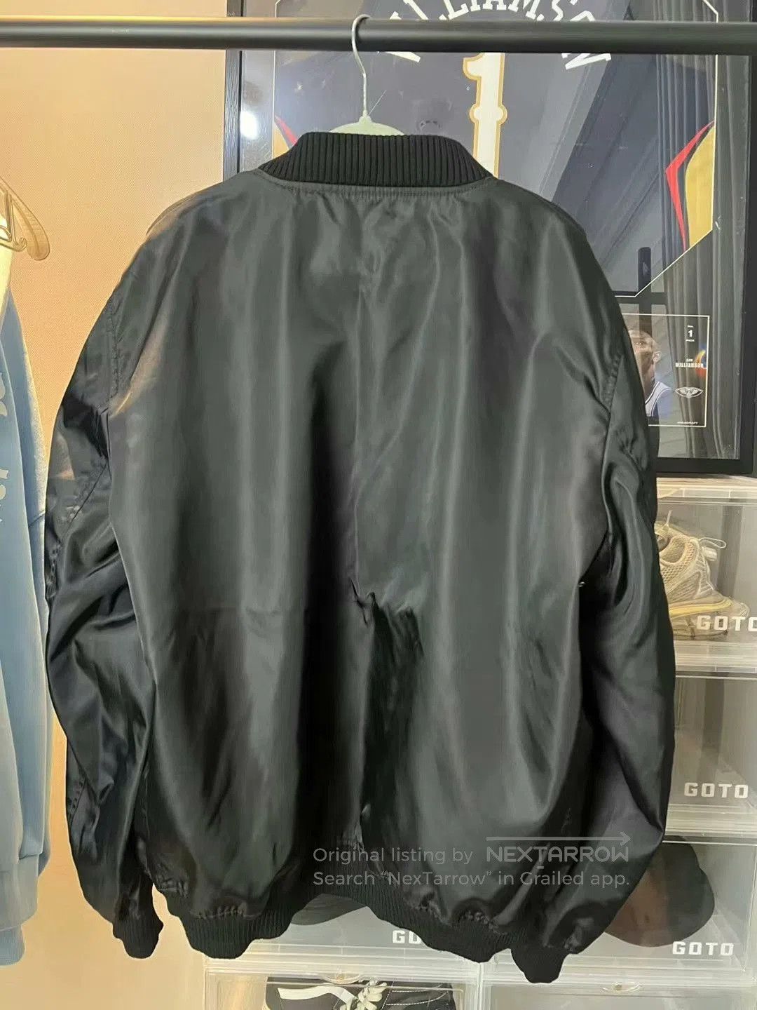 Prada prada nylon triangle logo baseball jacket. Size US XL / EU 56 / 4 - 2 Thumbnail
