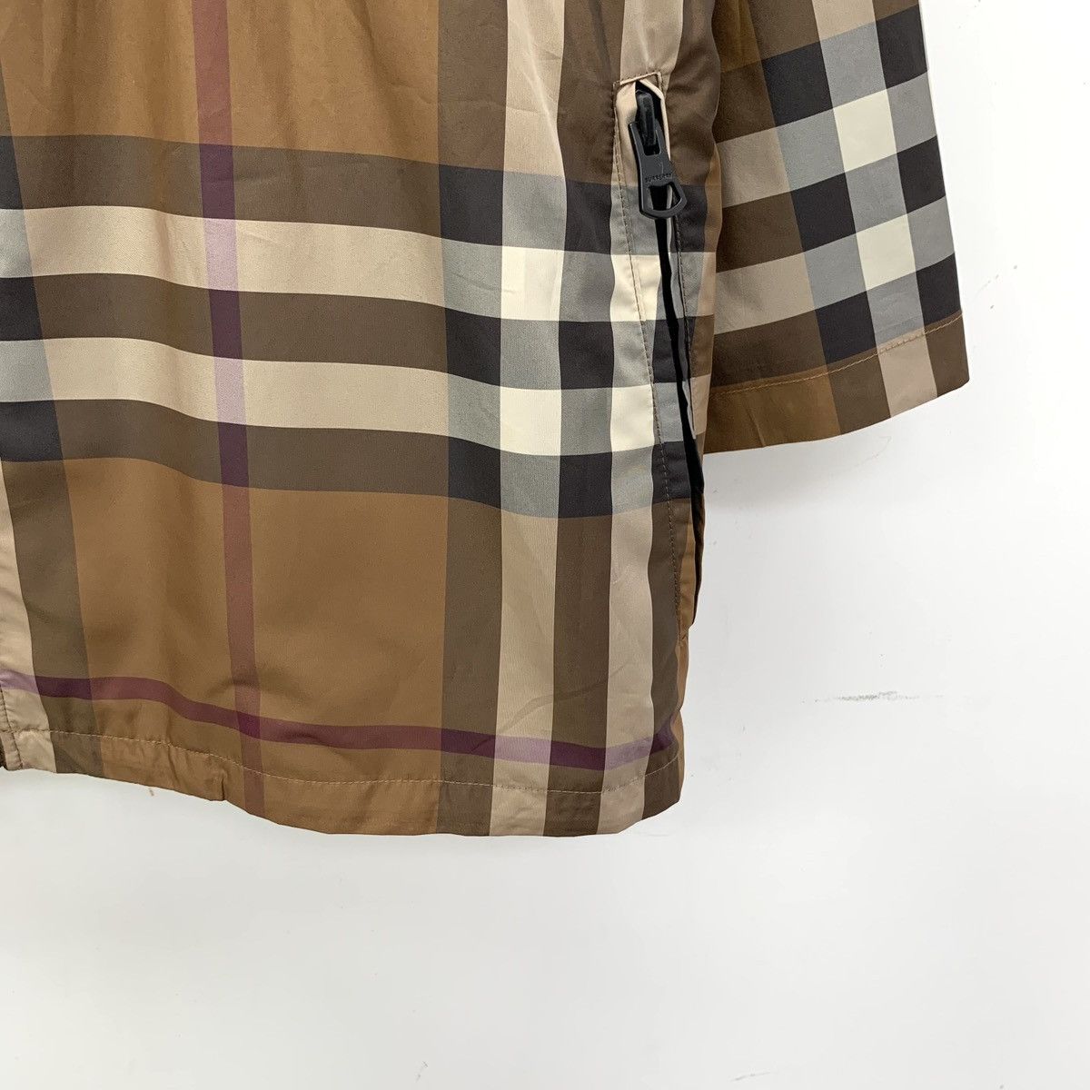 Burberry Burberry Dark Brown Classic Check Design Long Sleeve Jacket Size S / US 4 / IT 40 - 4 Thumbnail