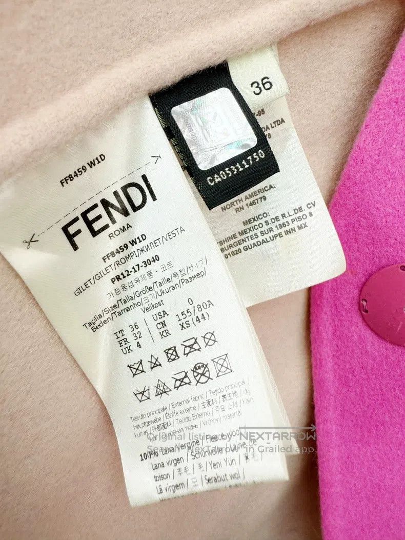 Fendi Fendi Vest Size XXS / US 00 / IT 34 - 5 Thumbnail