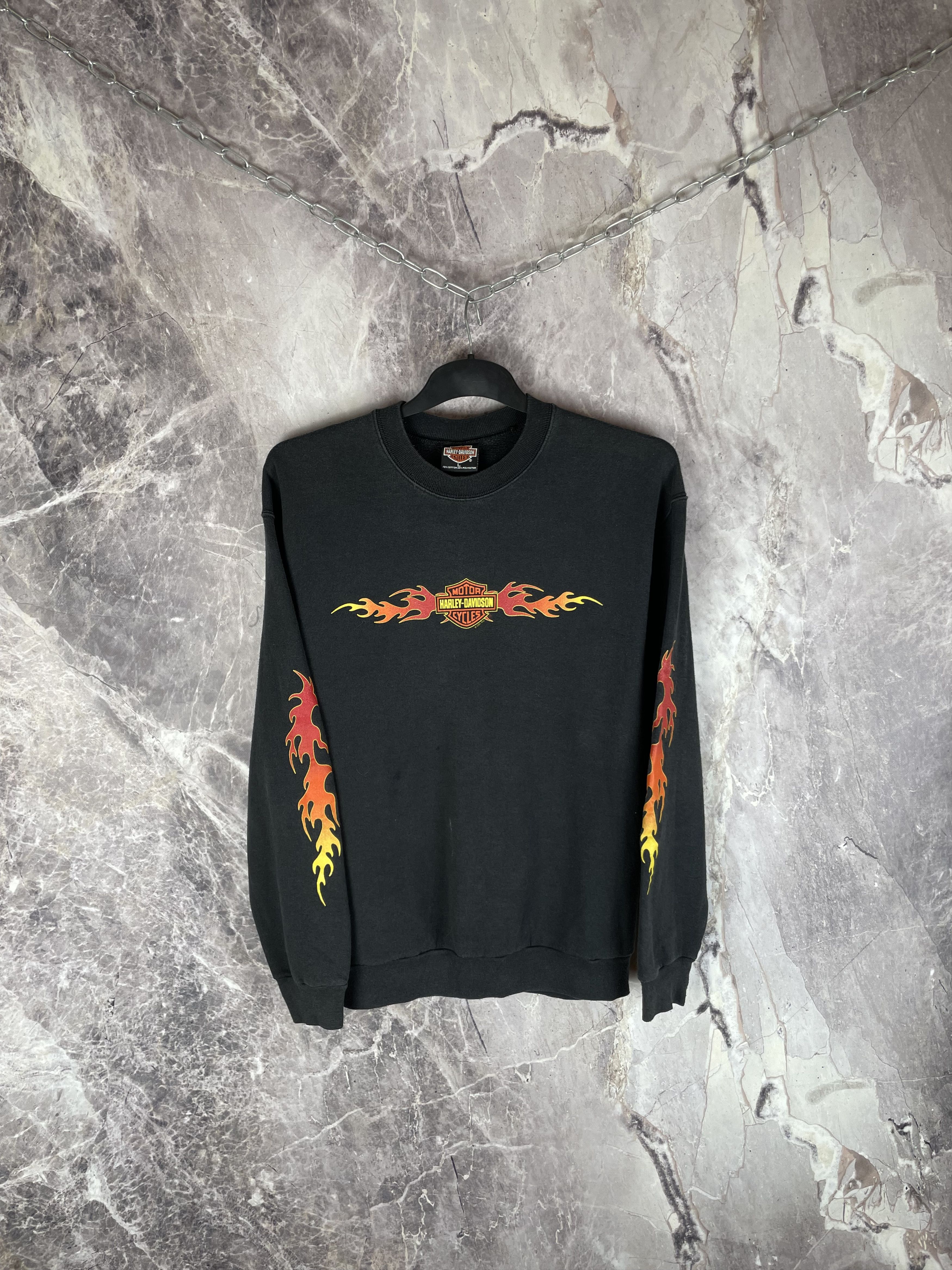 Harley Davidson Vintage Harley Davidson Sweatshirt 2001 Size US L / EU 52-54 / 3 - 1 Thumbnail
