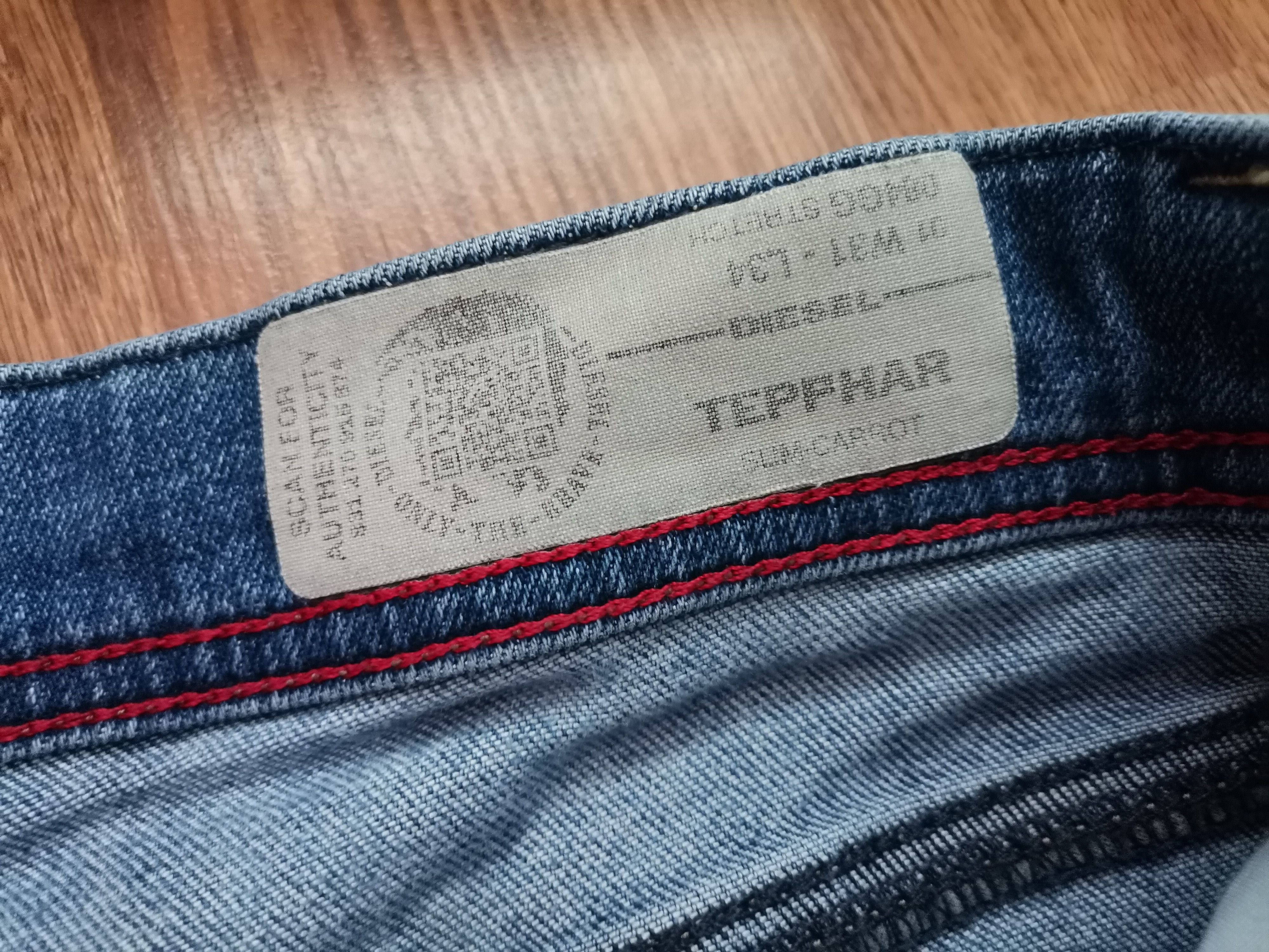 Diesel Diesel Tepphar Distressed Jeans Size US 31 - 3 Thumbnail