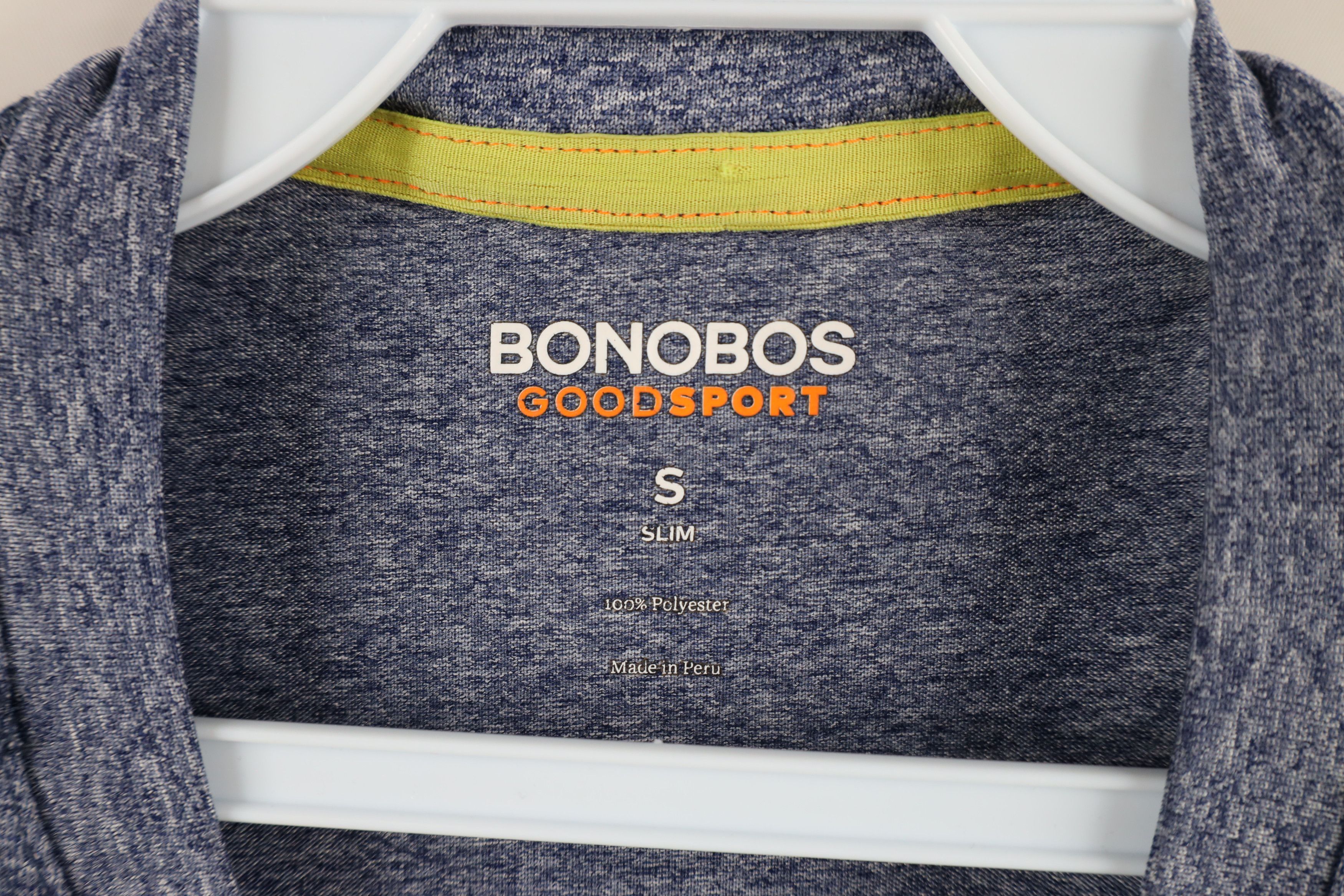 Bonobos × Vintage Bonobos Good Sport Knit Training Gym Running T-Shirt Blue Size US S / EU 44-46 / 1 - 5 Thumbnail
