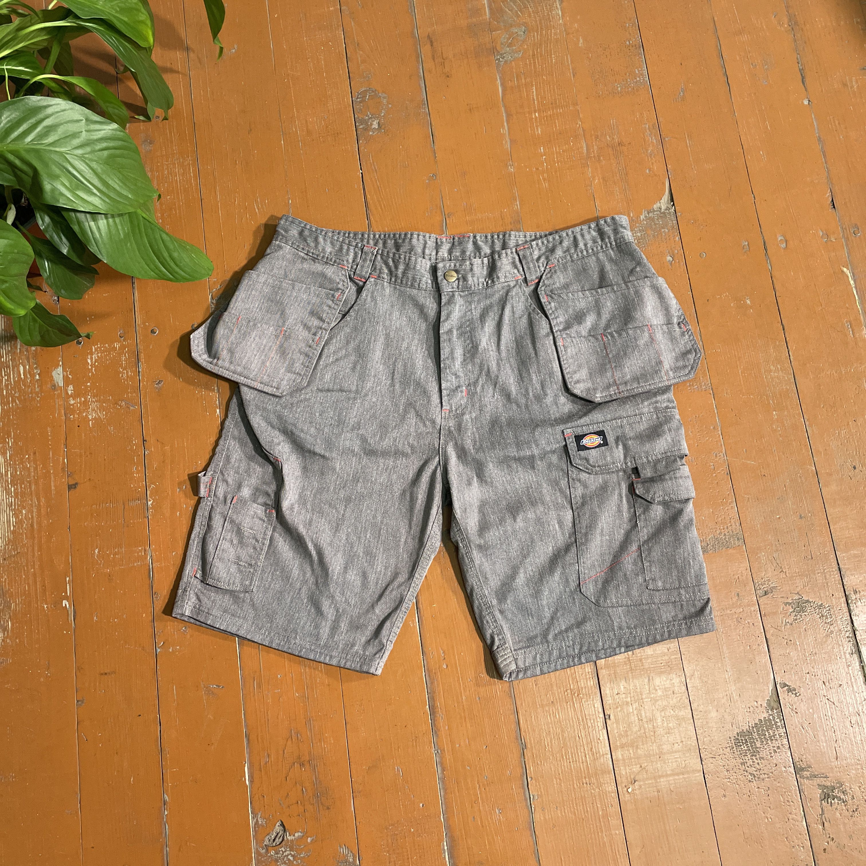 Dickies Vintage Dickies Work Shorts – Gray/Charcoal Canvas | W40 Size US 40 / EU 56 - 4 Thumbnail