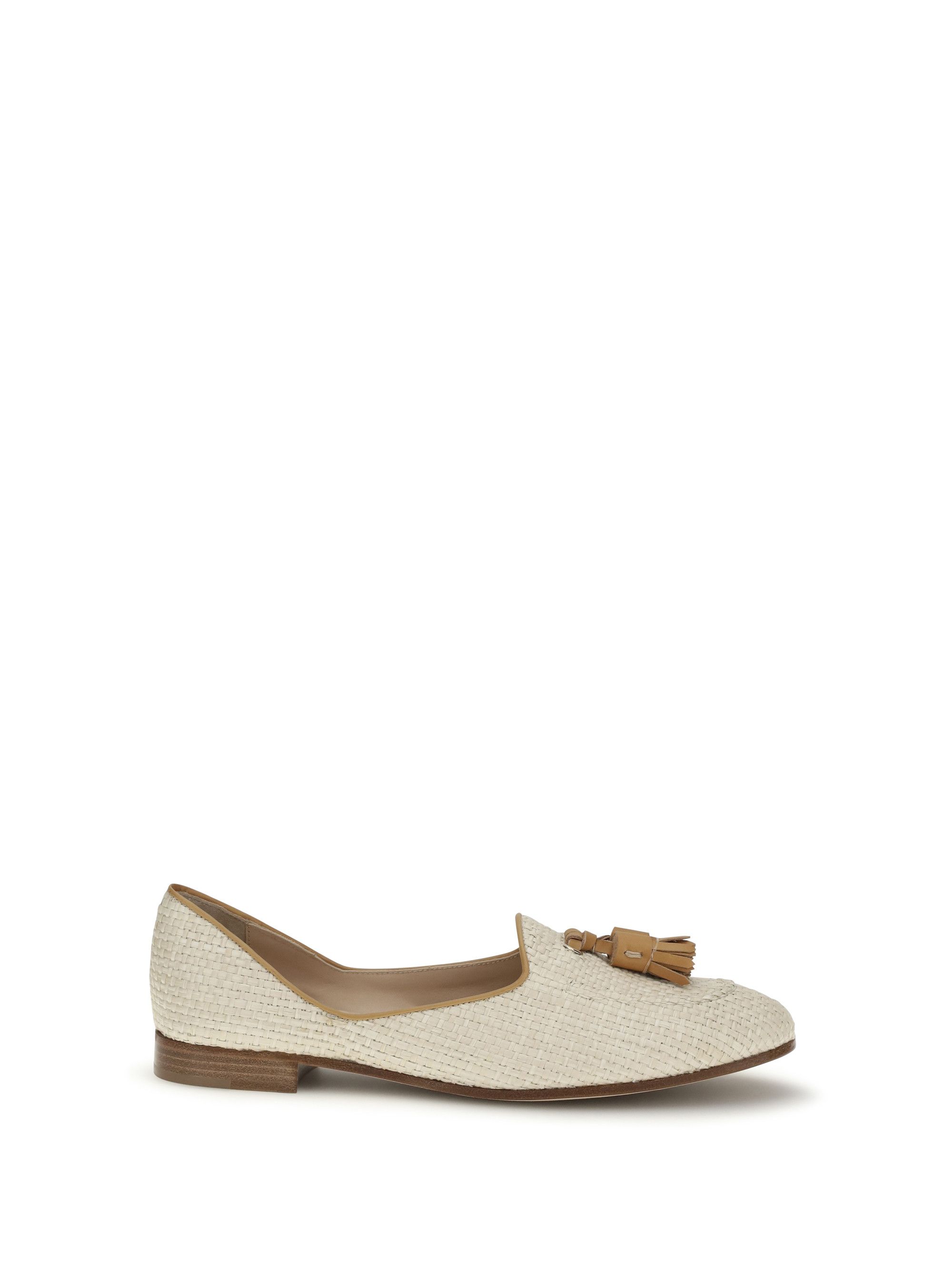 Fratelli Rossetti Raffia Loafers Size US 7 / IT 37 - 1 Thumbnail