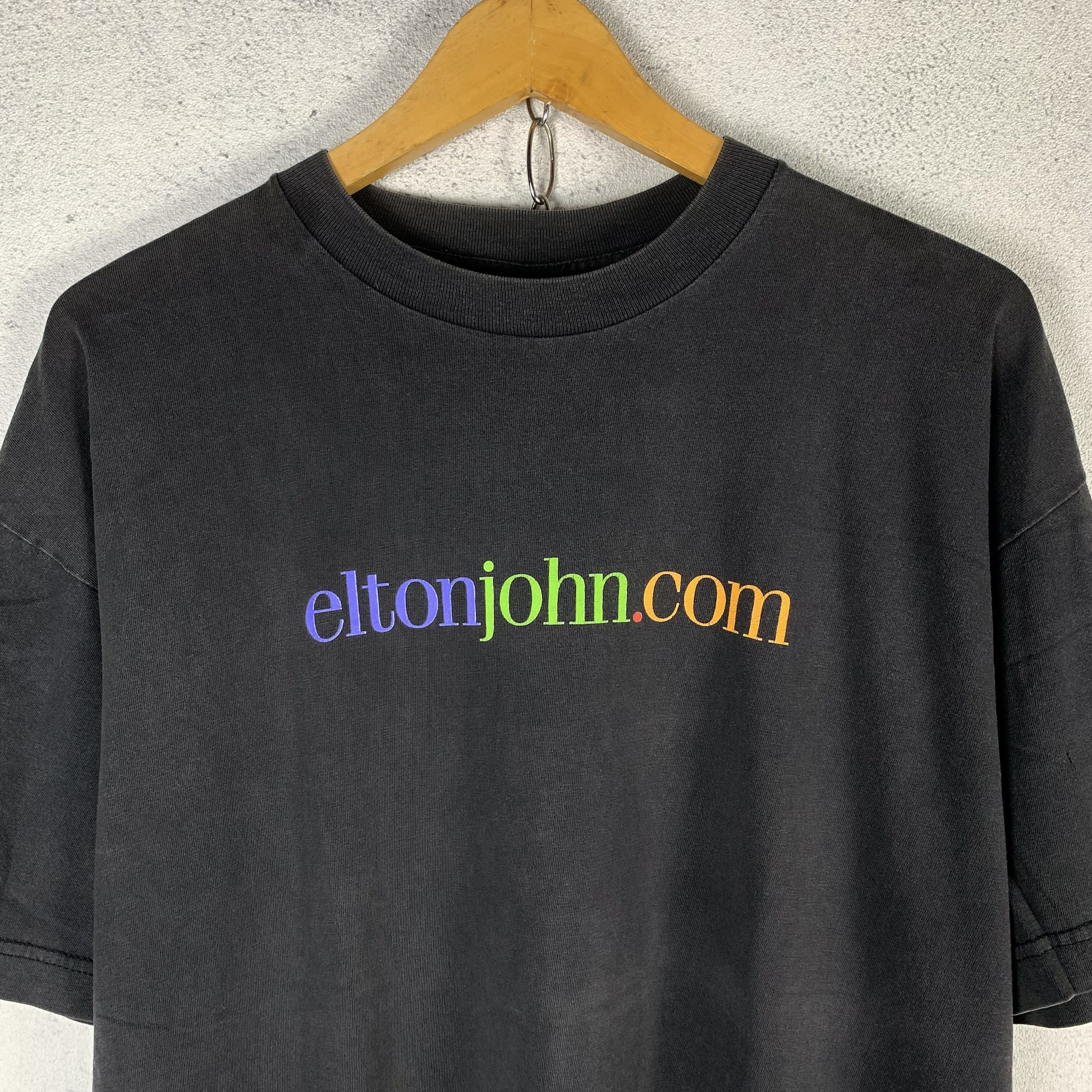 Band Tees Vintage Elton John Tshirt Size US L / EU 52-54 / 3 - 2 Thumbnail