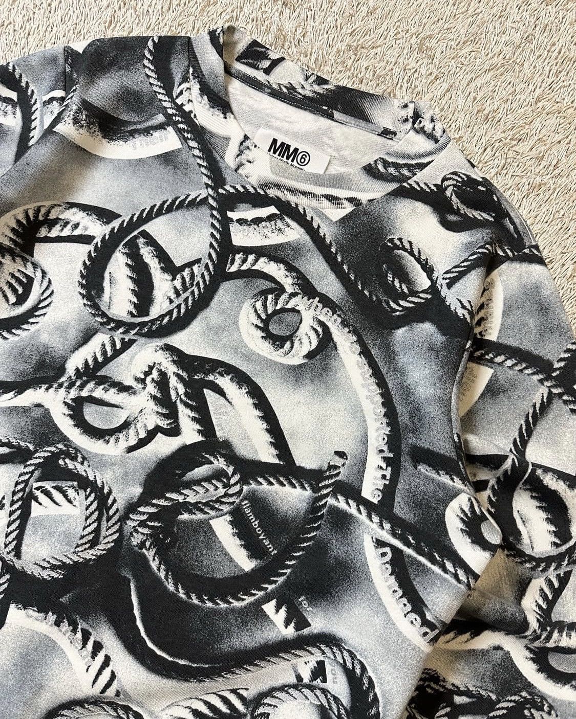 Maison Margiela Maison Margiela Rope Crew Neck Sweat Shirt Size US M / EU 48-50 / 2 - 3 Thumbnail