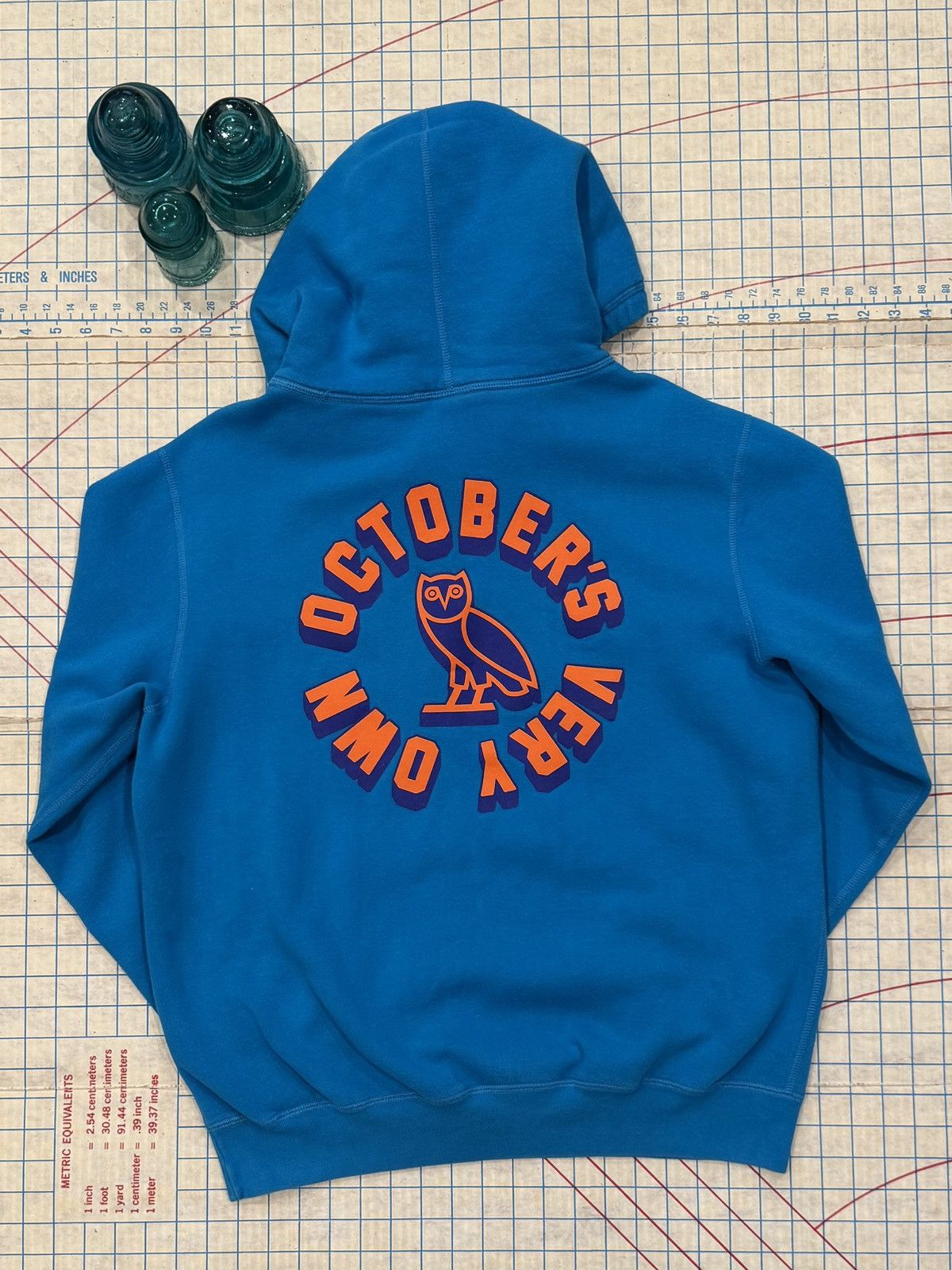 October's Very Own Octobers Very Own OVO Blue Hoodie Mens Medium Made in Canada Size US M / EU 48-50 / 2 - 11 Thumbnail