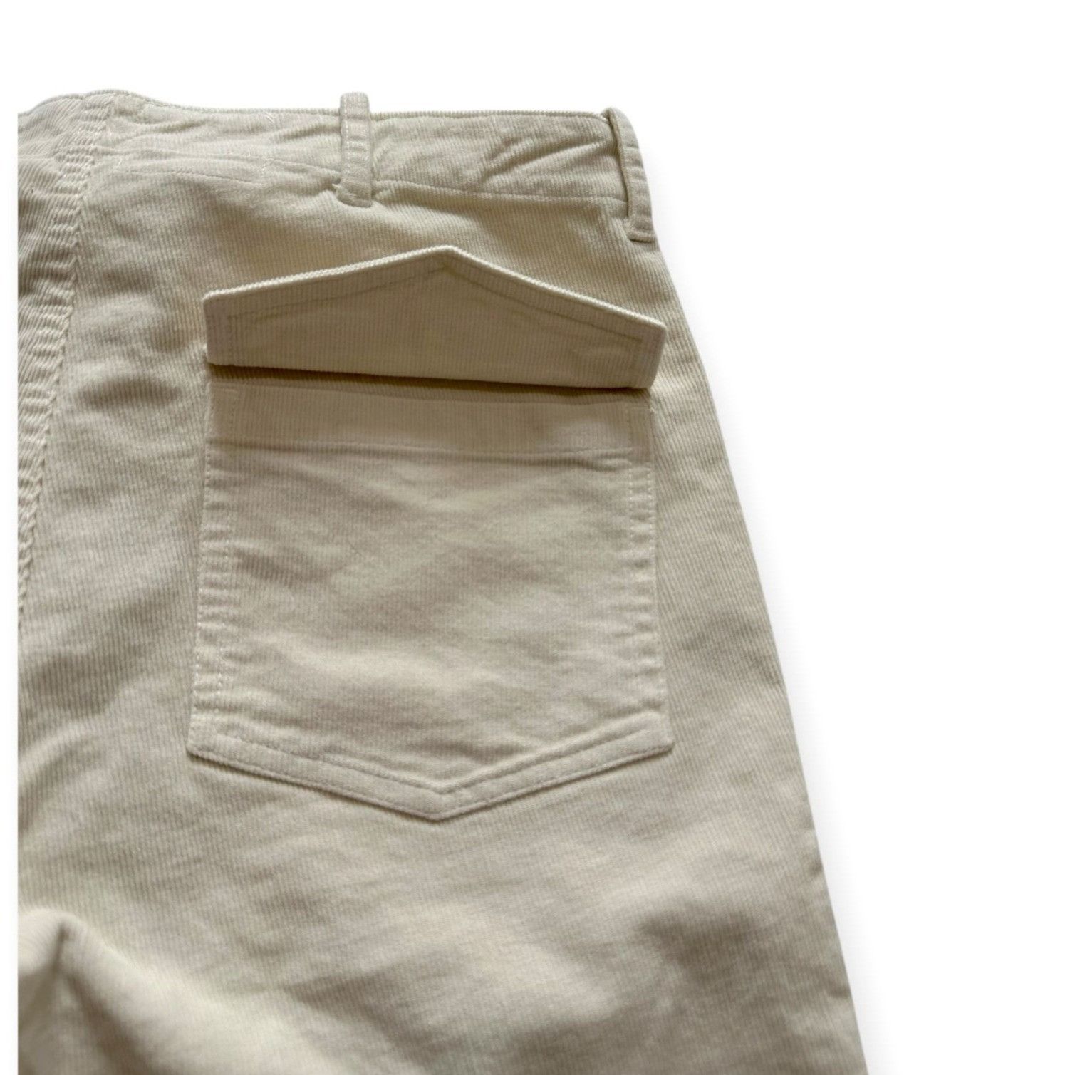 Nili Lotan Nili Lotan Jenna Pants in Corduroy, Winter White, 6 Size 28" / US 6 / IT 42 - 11 Thumbnail