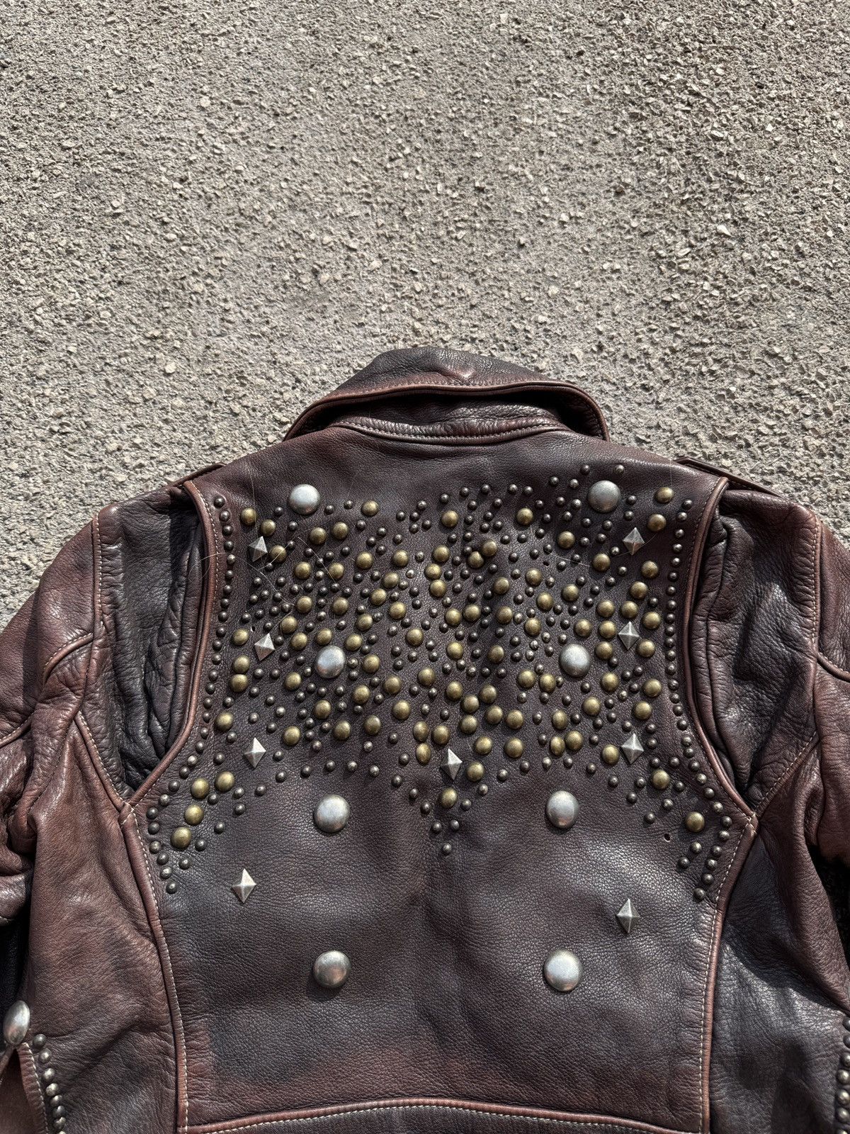 Hollywood Trading Company Hollywood Trading Company HTC studded cowhide leather biker Size M / US 6-8 / IT 42-44 - 8 Thumbnail