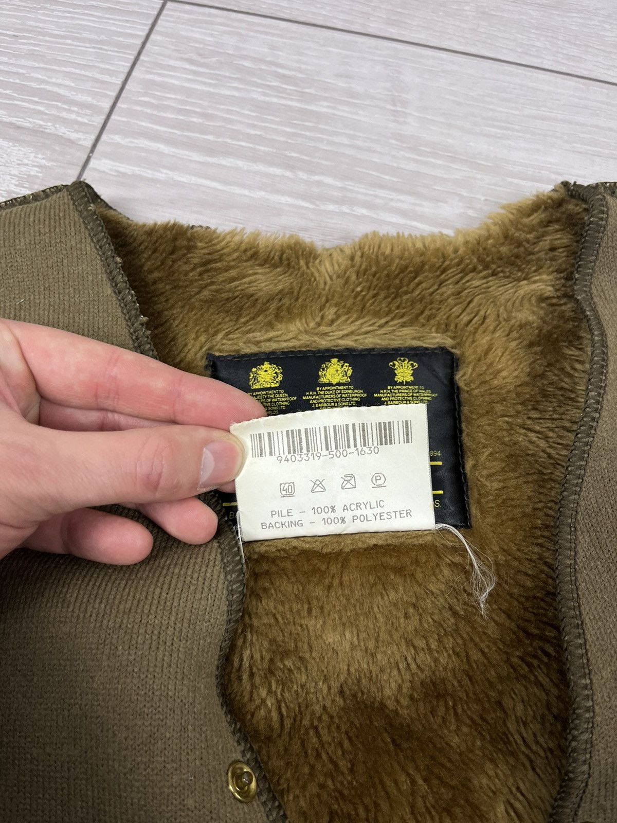 Barbour Barbour Vintage 90s Fur Lining Vest Under Jacket Size US XL / EU 56 / 4 - 7 Thumbnail