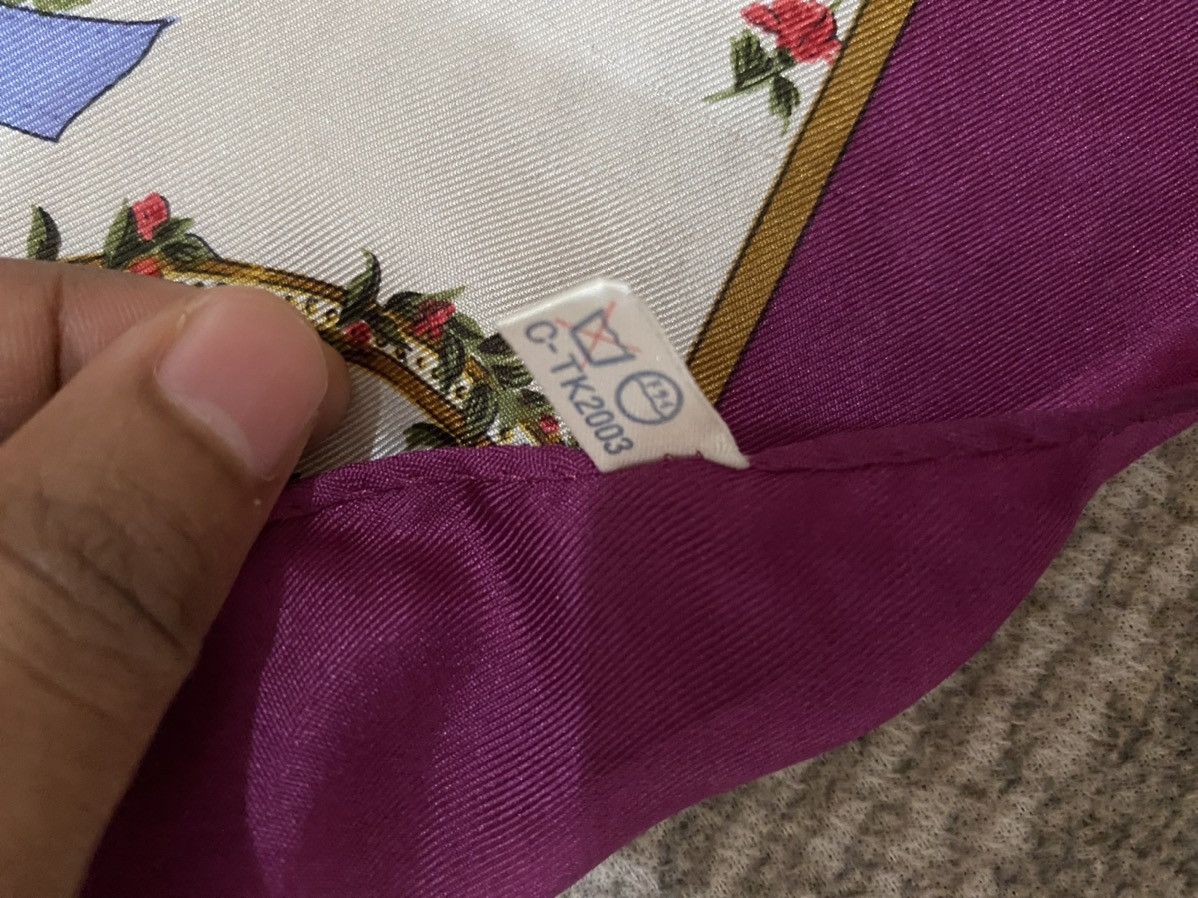 Lancel Lancel Paris Overprint Scarf/Handkerchief/Pocket Suare Size ONE SIZE - 5 Thumbnail