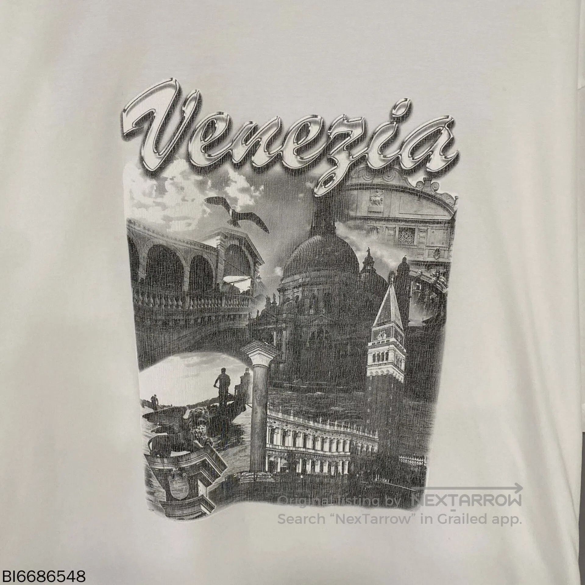 Balenciaga white short sleeve Venezia Balenciaga T-shirt. Size US M / EU 48-50 / 2 - 4 Thumbnail