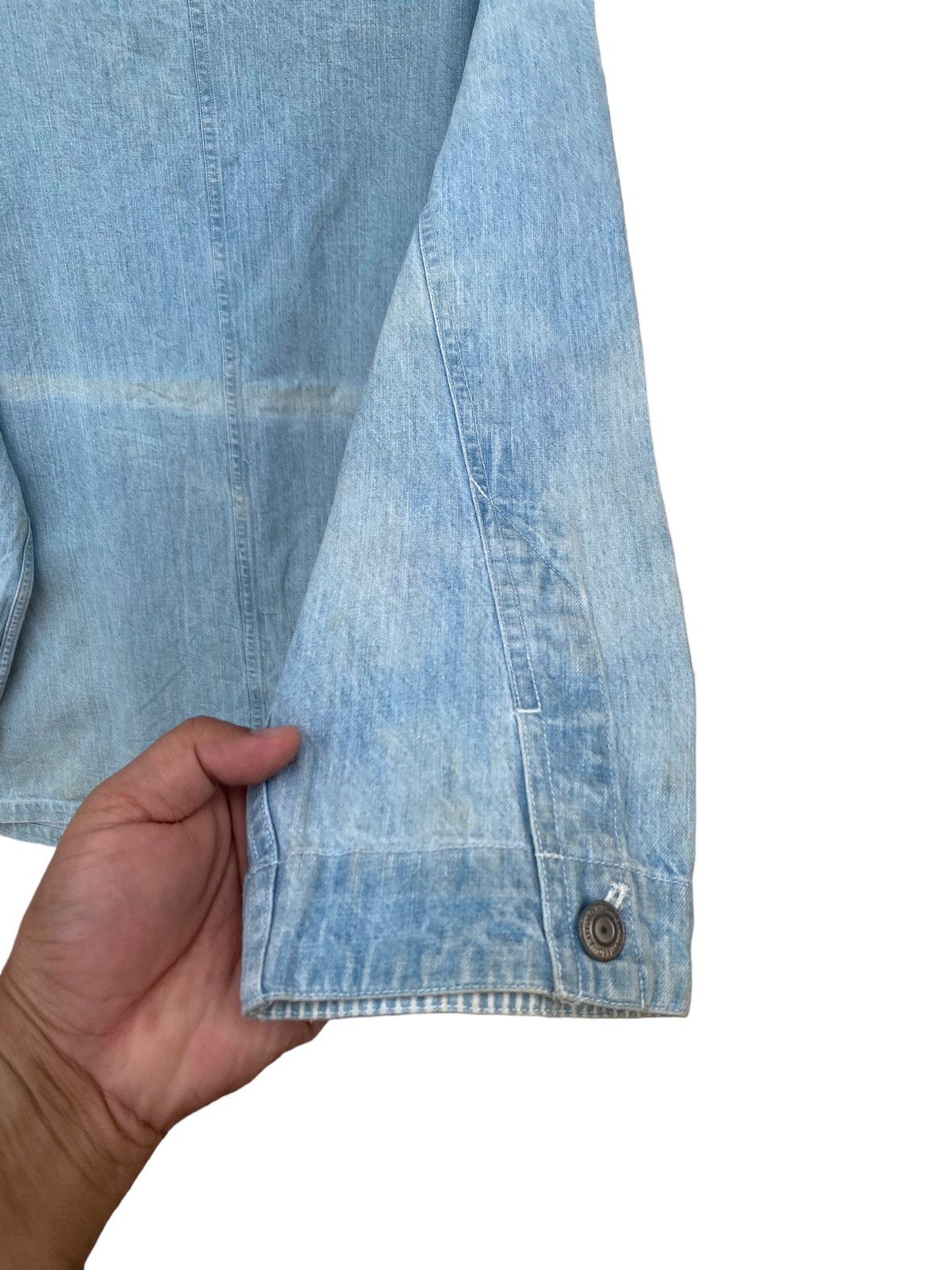 Japanese Brand Vintage Chic County Sun Faded Chore Jacket Size US L / EU 52-54 / 3 - 5 Thumbnail
