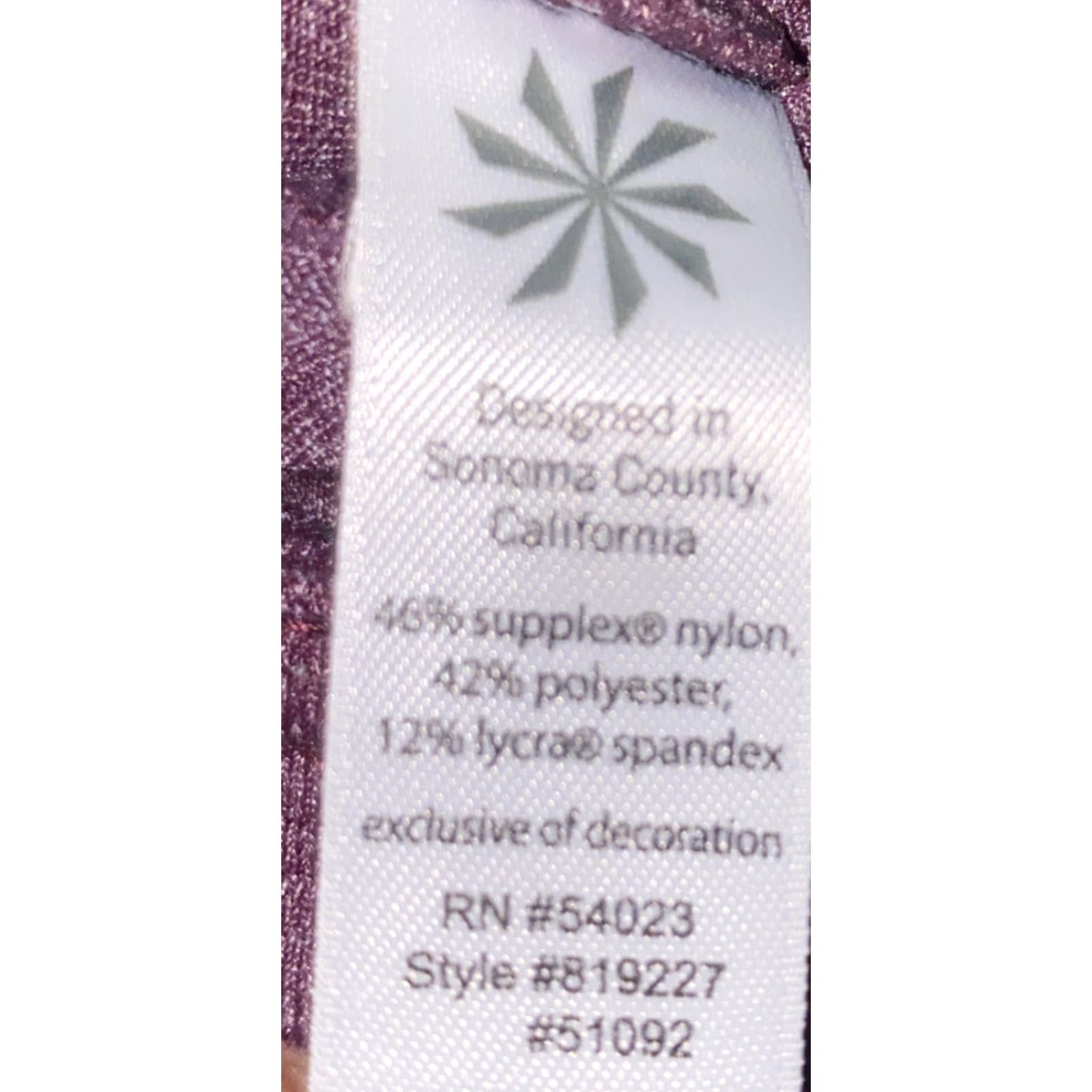 Athleta Athleta Leggings Women S Purple Nylon Blend Athletic Leggings 35 in Inseam Athleisure Casual Pants Size 28" / US 6 / IT 42 - 6 Thumbnail