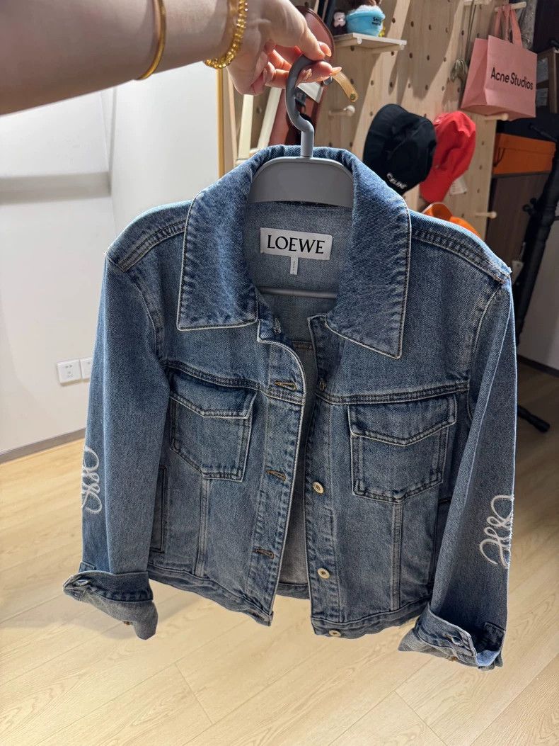 Loewe Loewe Sleeve Embroidery Denim Jacket Size US M / EU 48-50 / 2 - 1 Thumbnail