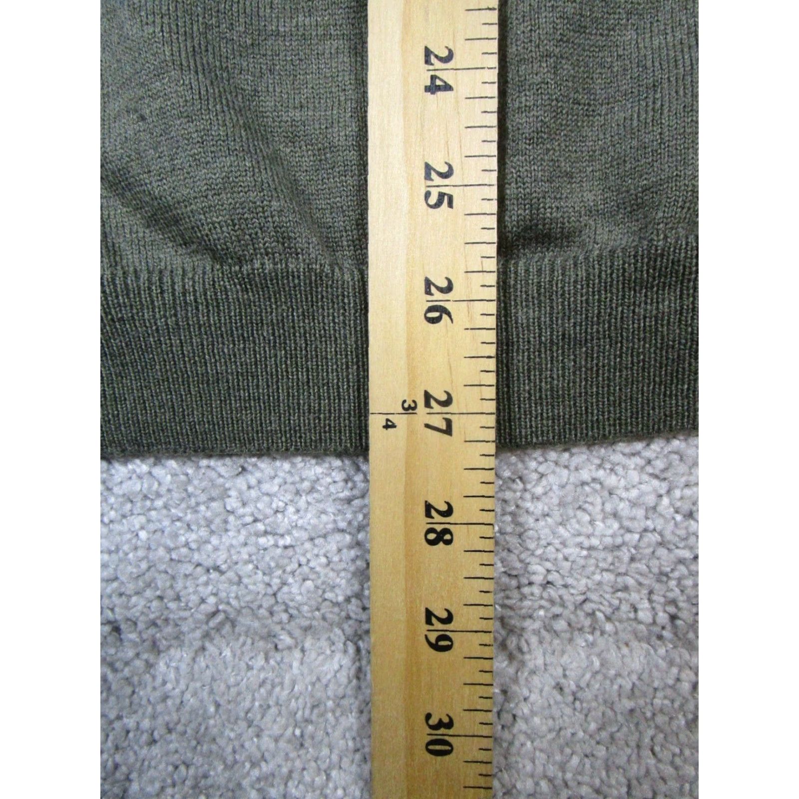 Brooks Brothers Brooks Brothers Sweater Mens XL Green Merino Wool Knit Golf Pullover V-Neck Knit Regular Size US XL / EU 56 / 4 - 8 Thumbnail