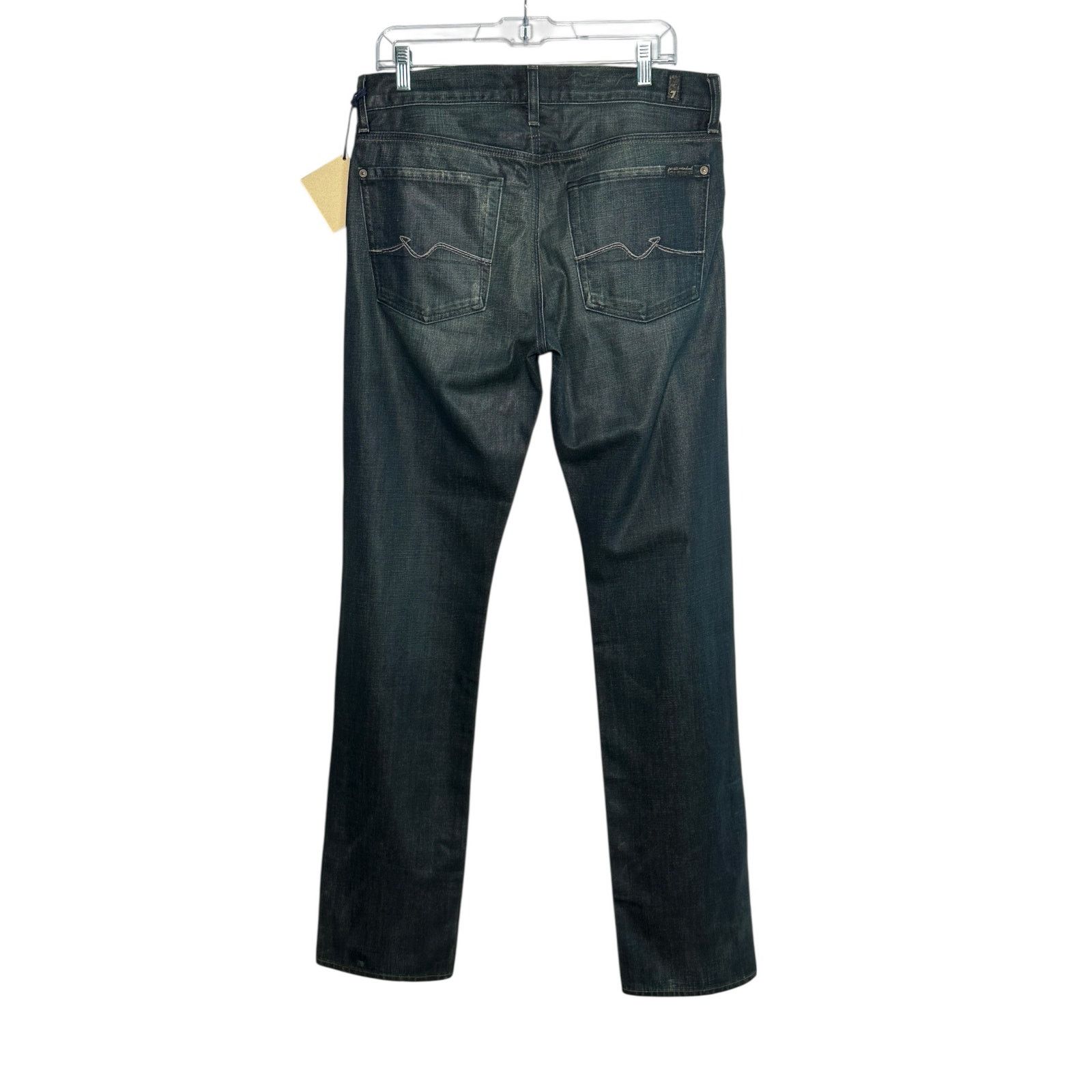 7 For All Mankind 7For All Mankind Slimmy blue coated jeans size 28 Size US 28 / EU 44 - 2 Thumbnail