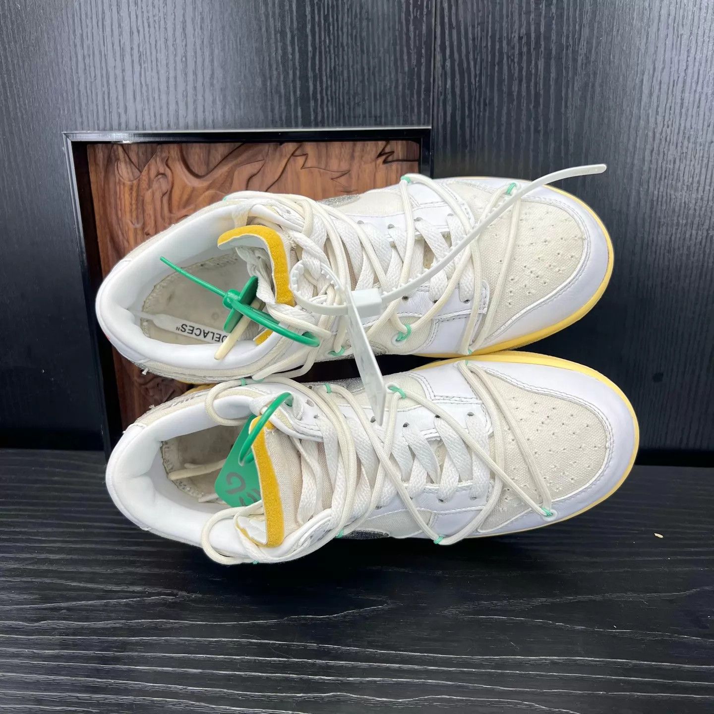 Off-White Off-White x Nike Dunk Low 'No.1' White Gum 38.5 w/box Size US 8 / IT 38 - 5 Thumbnail