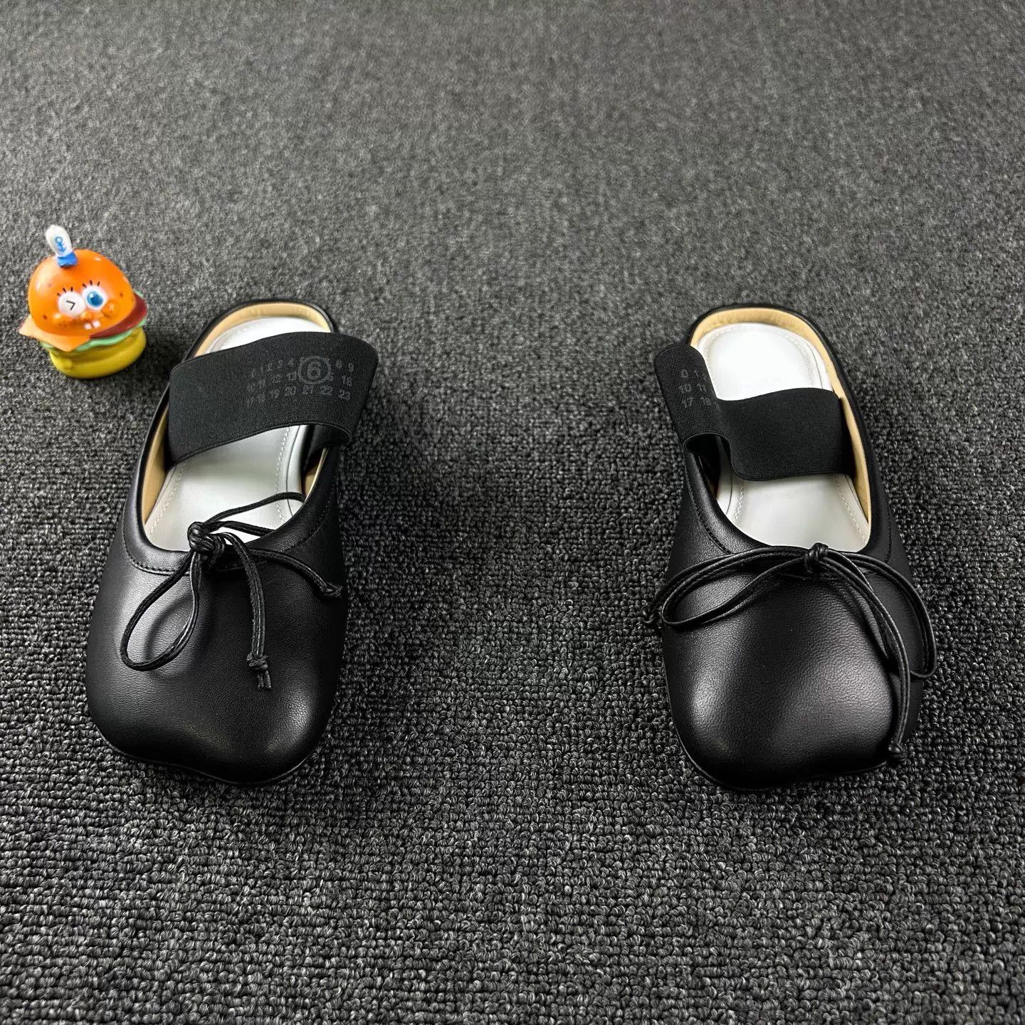Maison Margiela Maison Margiela Black Bow Strap Ballet Slide 36 HB6315 Size US 5.5 / IT 35.5 - 2 Thumbnail