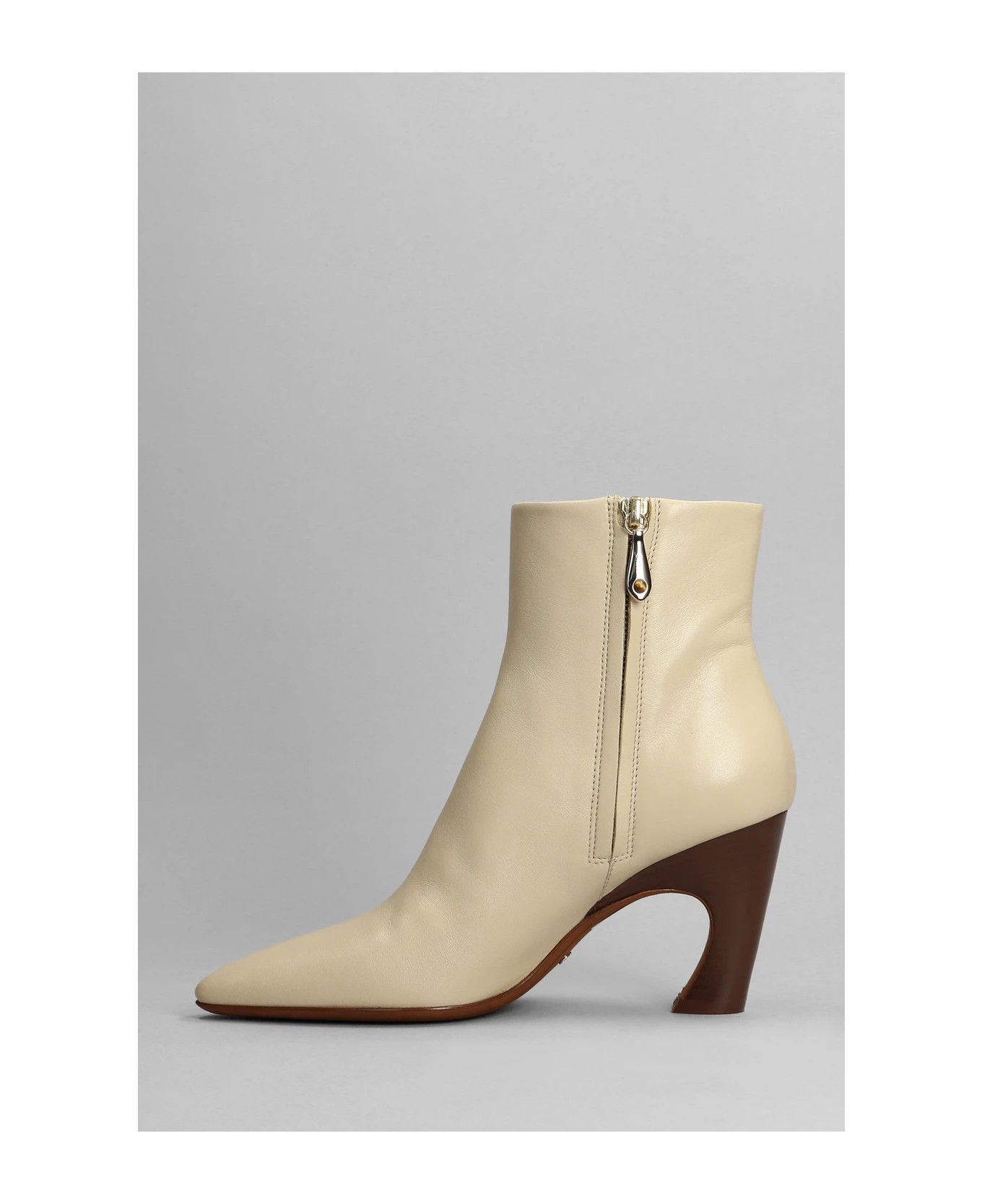 Chloe o1y0825 Ankle Boots in Beige Size US 7 / IT 37 - 4 Thumbnail