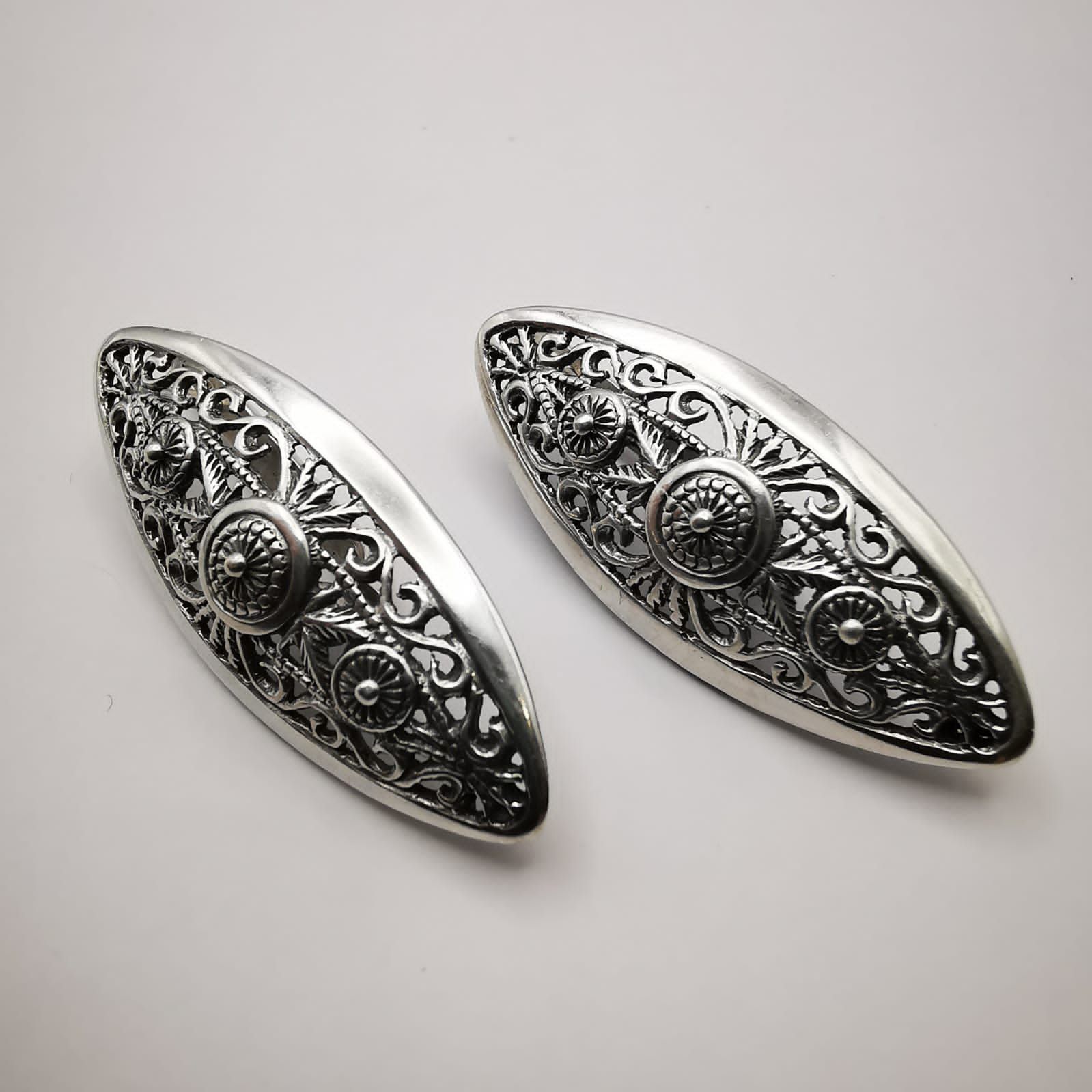 Vintage Jewelry Fine Women's Earrings 925 Sterling Silver