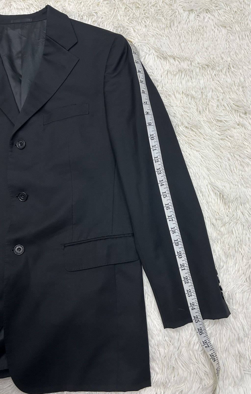 Black Label × Burberry Burberry Black Label Super 120's Wool Blazer Jacket Size 40R - 11 Thumbnail