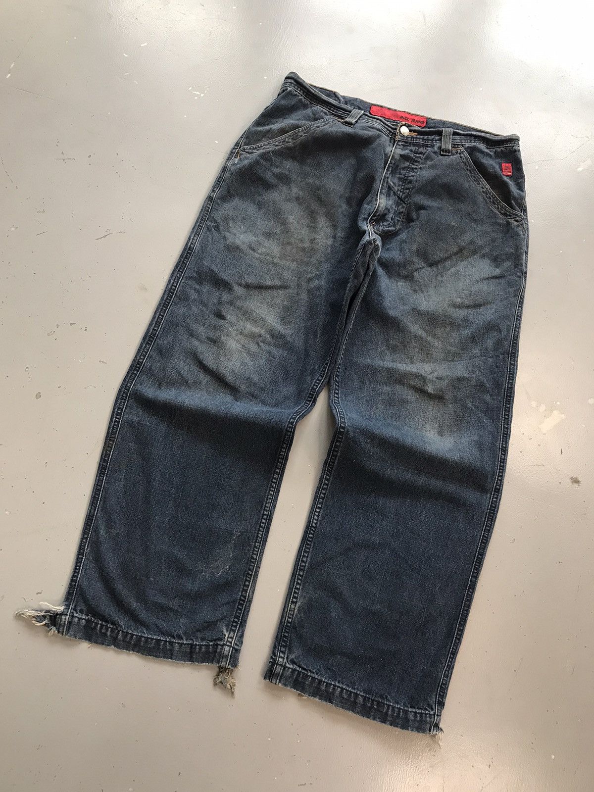 JNCO × Vintage Vintage Jnco crazy skull 💀 embroidered denim Size US 36 / EU 52 - 3 Thumbnail