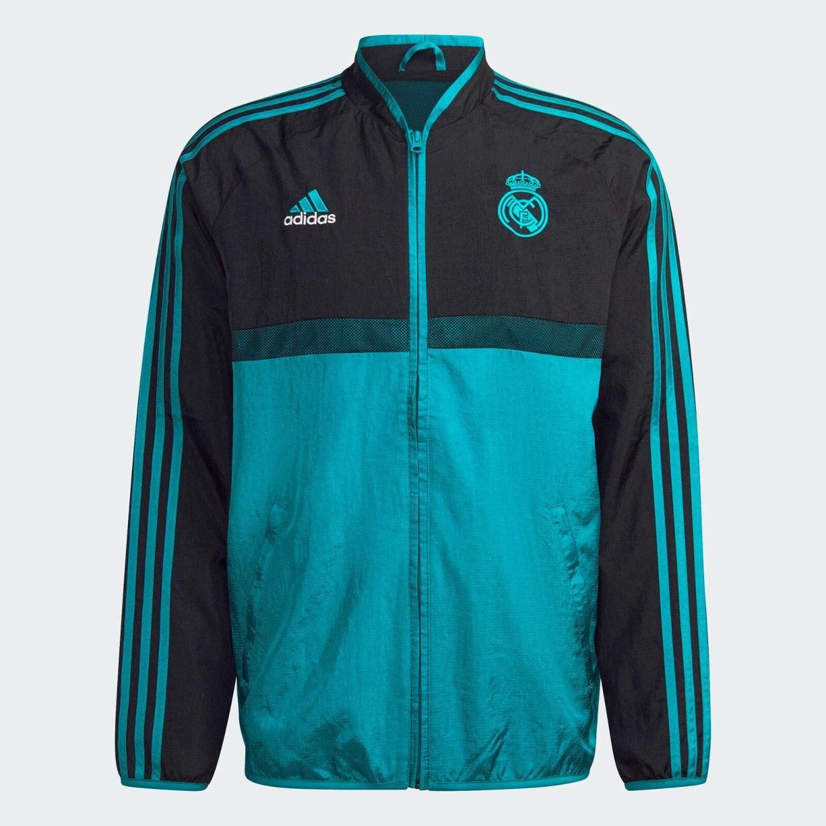 Adidas 🇪🇸 2021 Real Madrid Adidas Equipment Style Icons Woven Jacket Size US XL / EU 56 / 4 - 5 Thumbnail