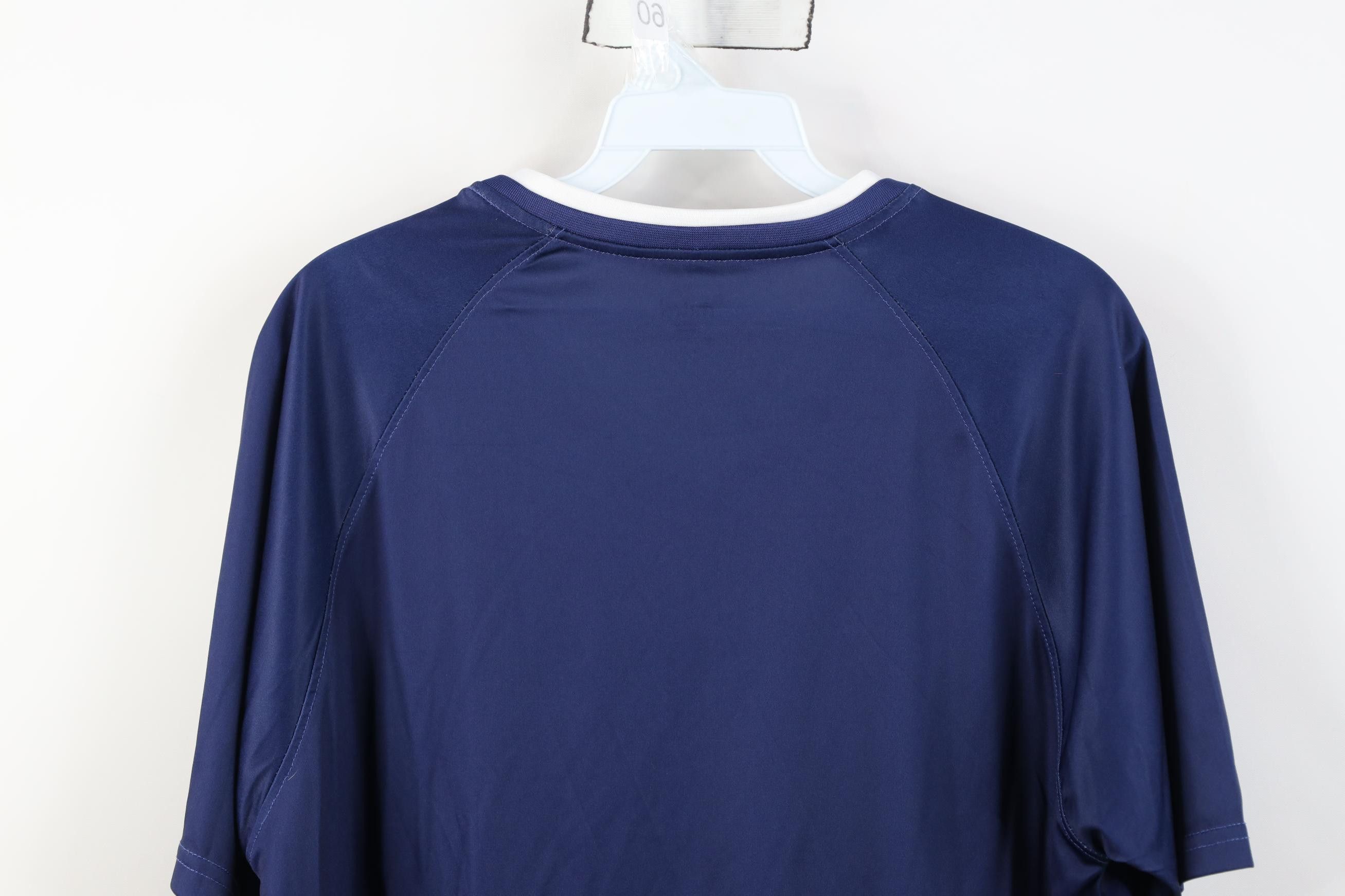 Vintage Vintage Y2K Mitre USA Striped Soccer Jersey Blue Football Size US S / EU 44-46 / 1 - 12 Thumbnail