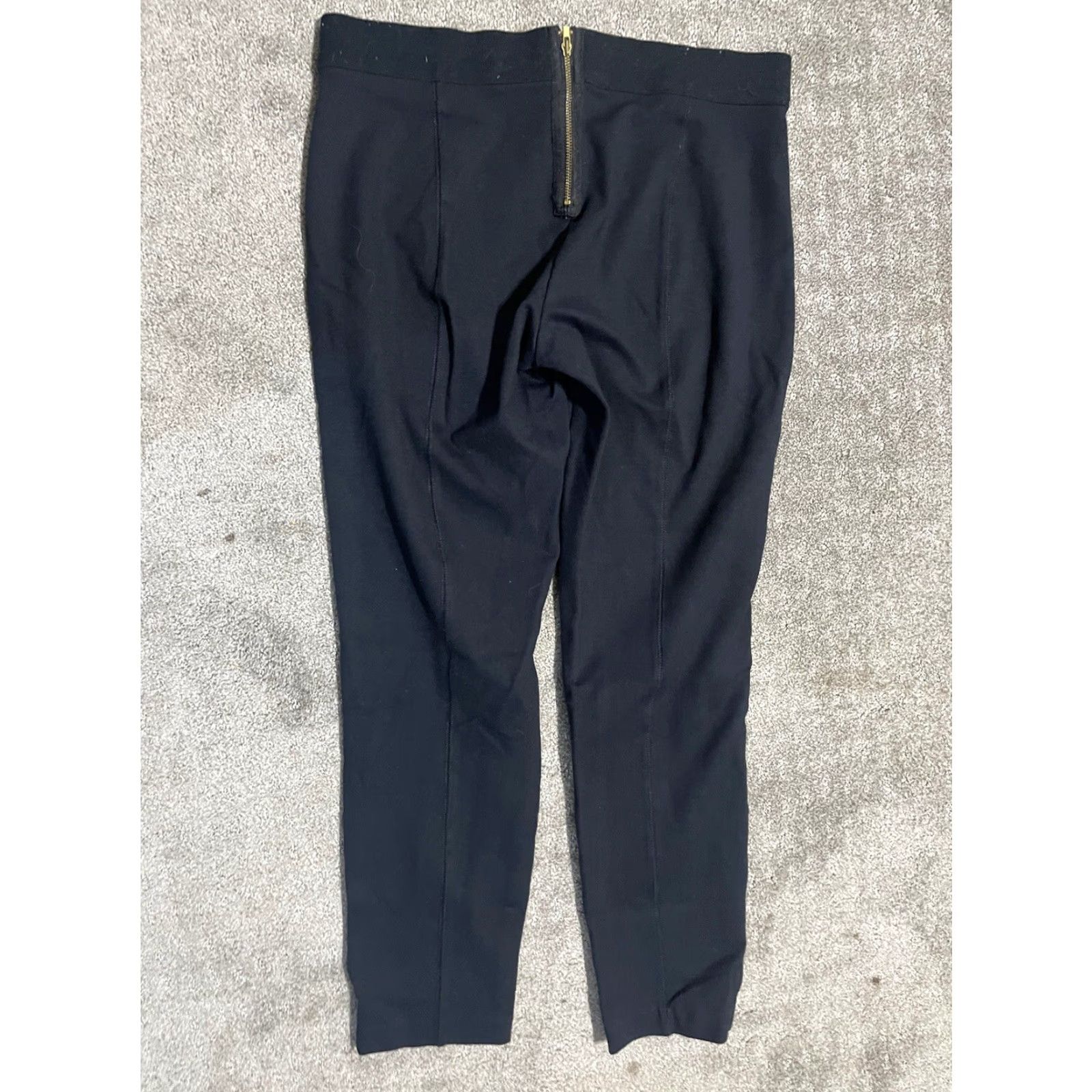 J.Crew J. Crew Pants Womens 6 Regular Black Elastic Waist Zipper Stretch Legging Size 28" / US 6 / IT 42 - 3 Thumbnail