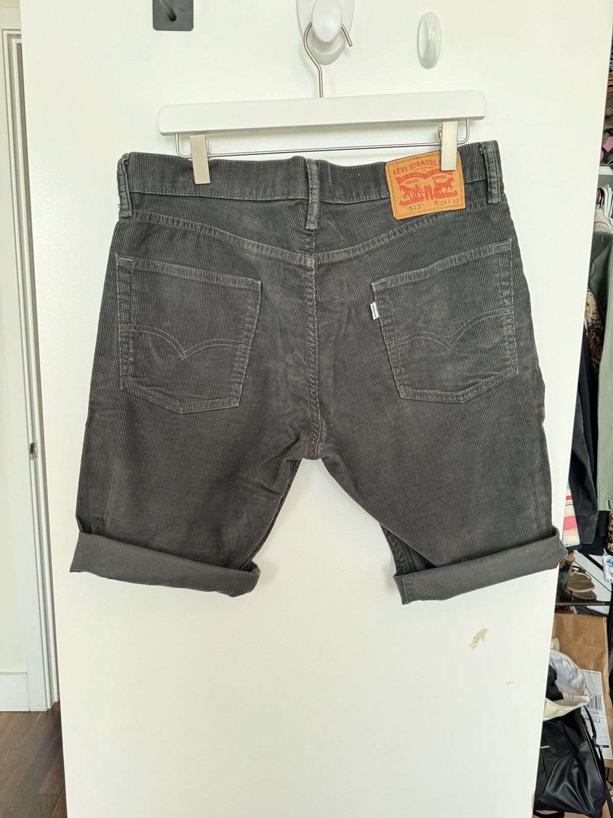 Levi's Levi’s Corduroy Cut Off Shorts Size US 33 - 2 Thumbnail