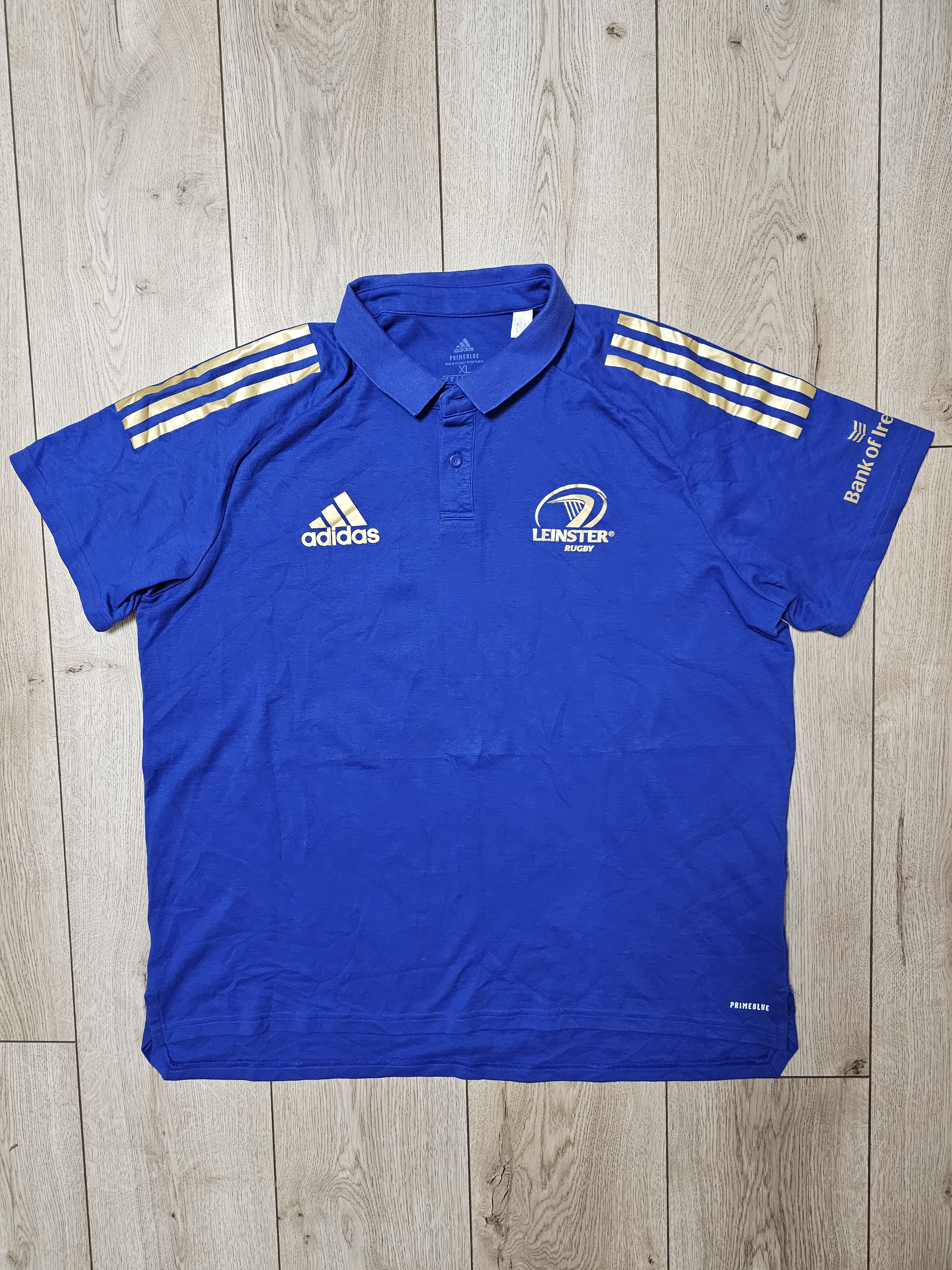Adidas LEINSTER RUGBY UNION 2021 SHIRT RUGBY JERSEY COTTON POLO Size US XL / EU 56 / 4 - 1 Thumbnail